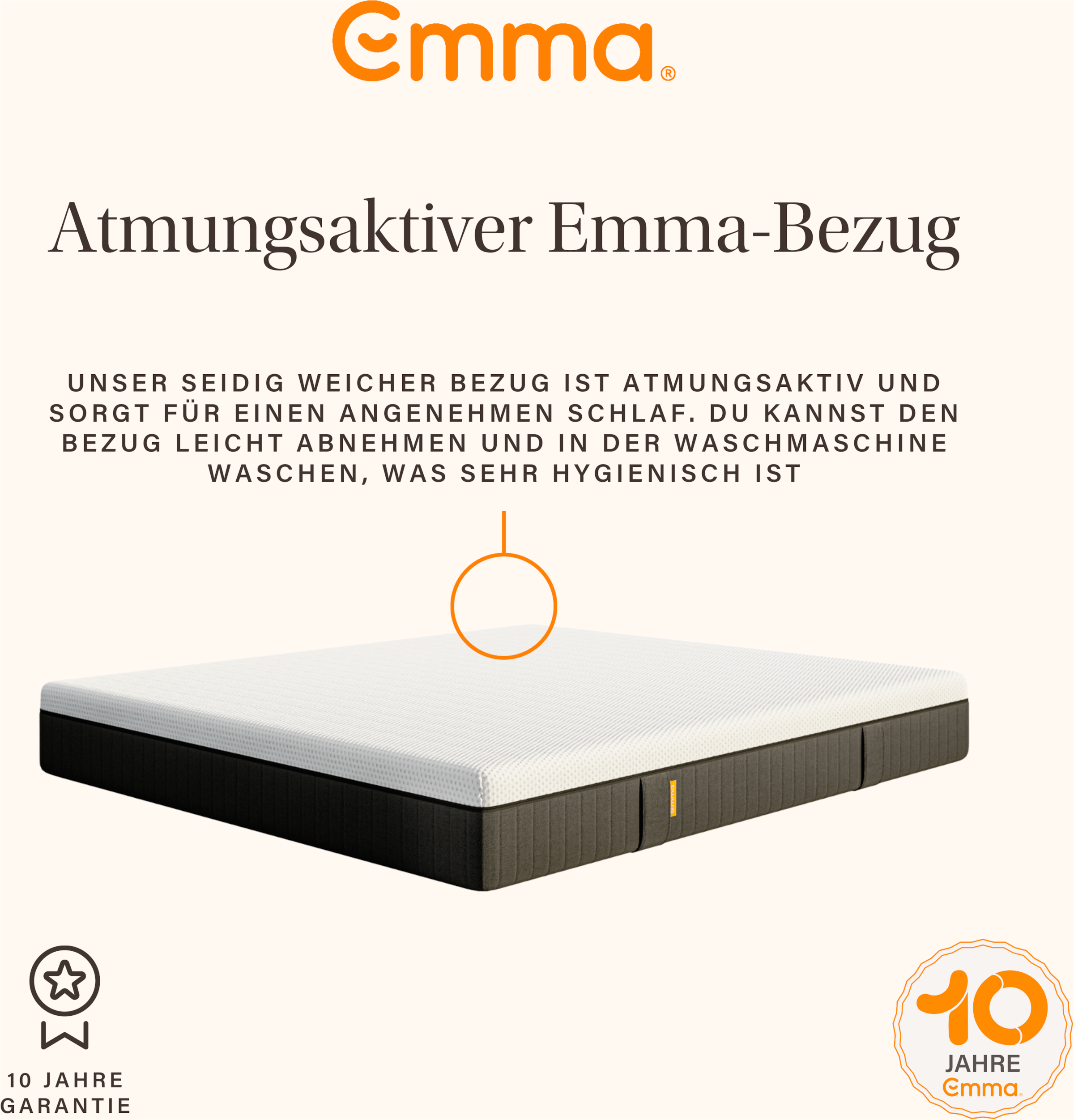 Emma Taschenfederkernmatratze »Emma 25 Hybrid«, 25 cm hoch, Raumgewicht: 35 kg/m³, (1 St., 1-tlg.)