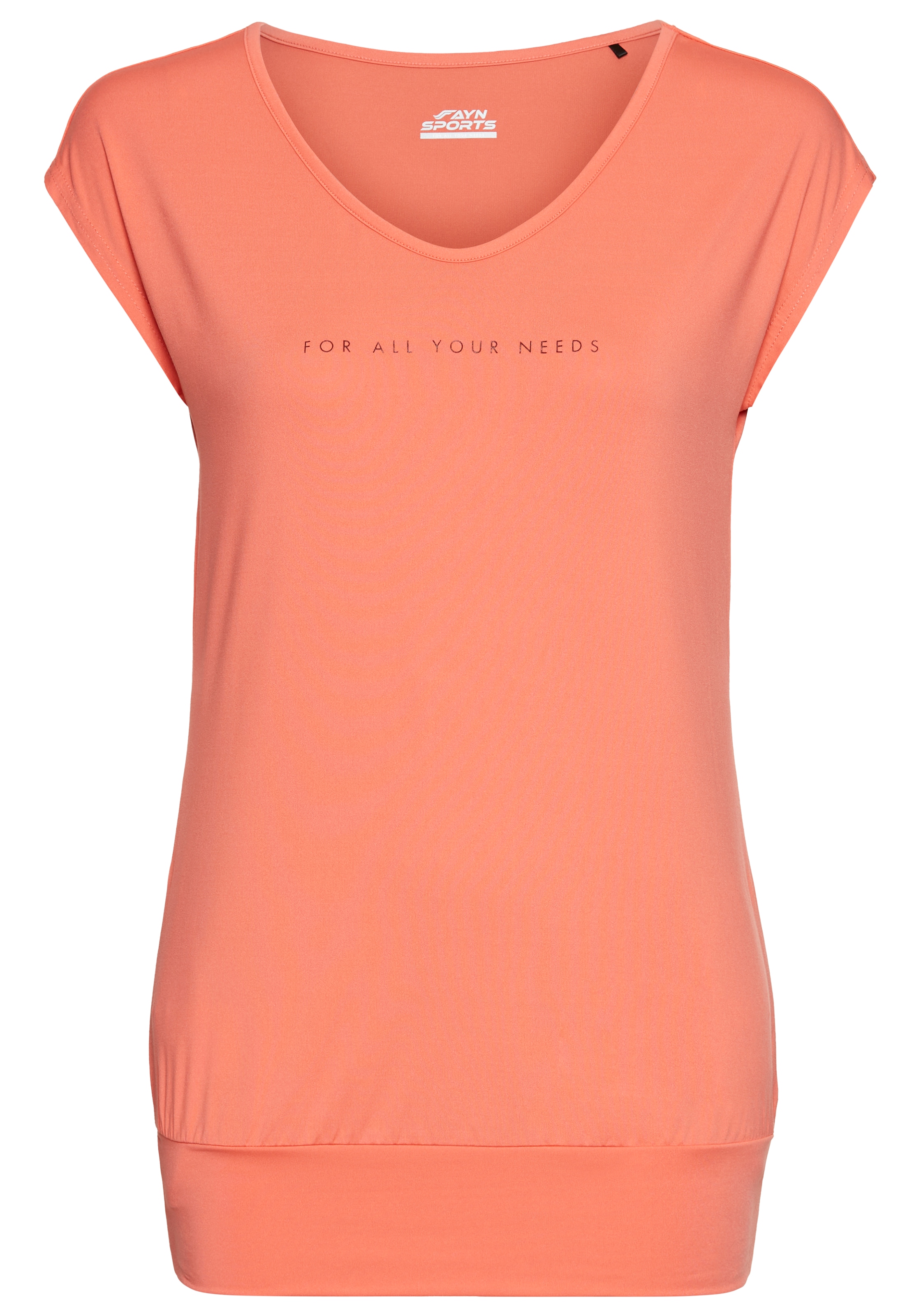 FAYN SPORTS Funktionsshirt »Cuffed Tee« atmungsaktiv,  schnell trocknend,  aus Jerseystoff