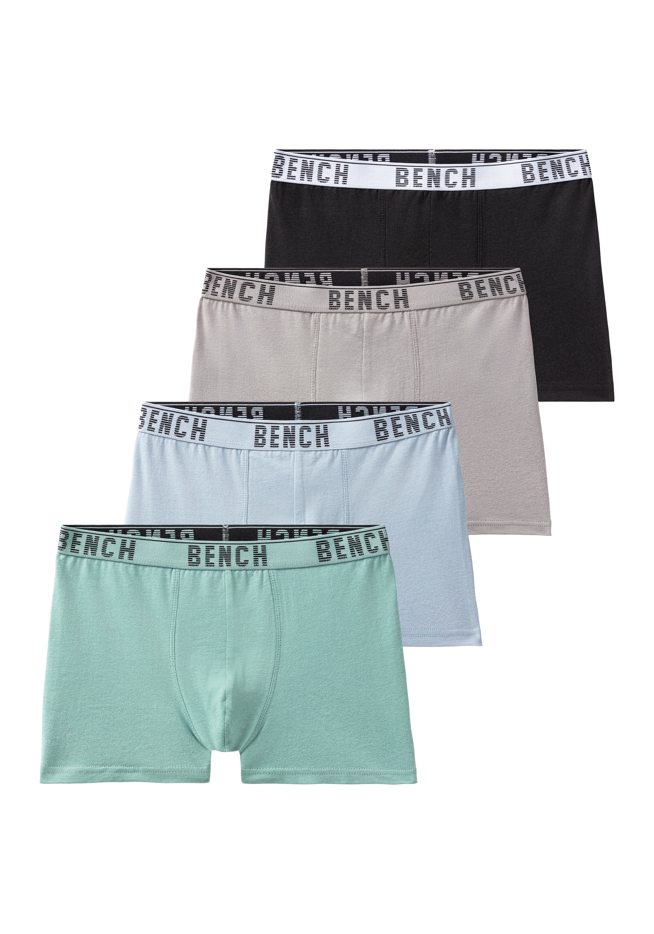 Bench. Boxer »Boxershorts für Jungen« Packung, 4 Stk. tlg., mit Logo-Webbun günstig online kaufen