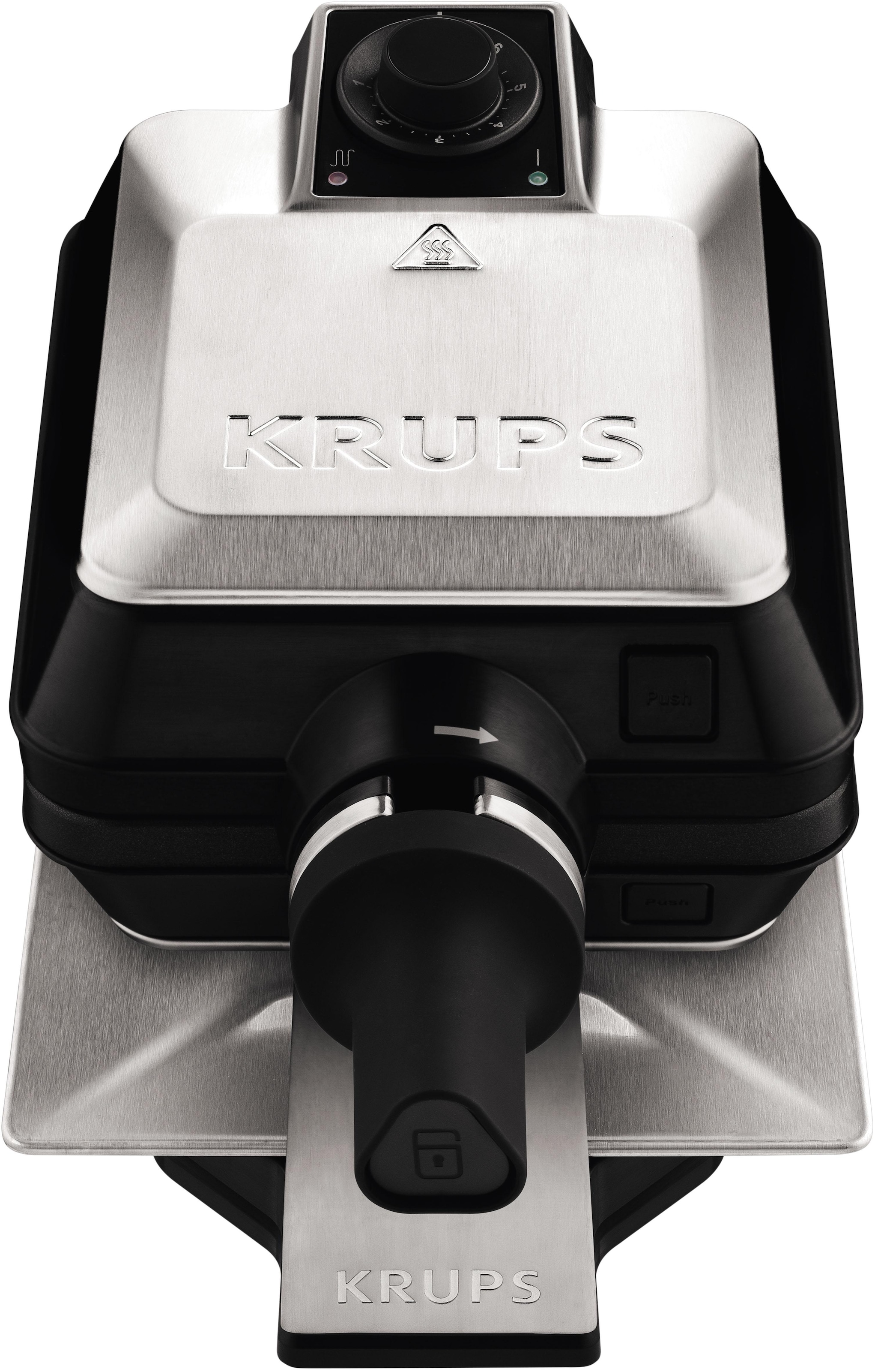 Krups Waffeleisen »FDD95D Professional«, 1200 W, Doppelwaffeleisen, belgische Waffeln, Dreh-Funktion, 7 Bräunungsstufen