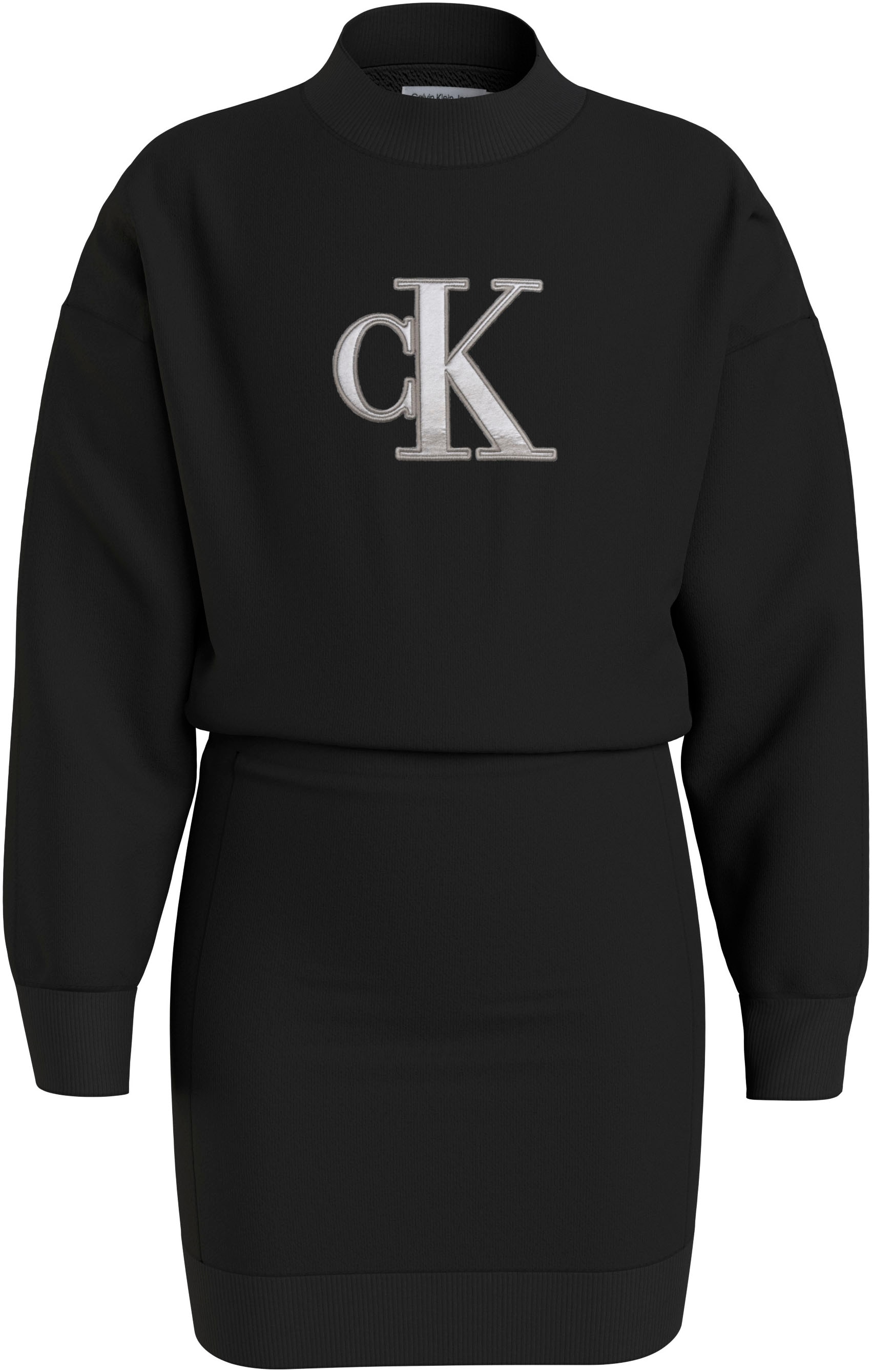 Calvin Klein Jeans Blusenkleid »METALLIC MONOGRAM HWK DRESS«, für Kinder bis 16 Jahre