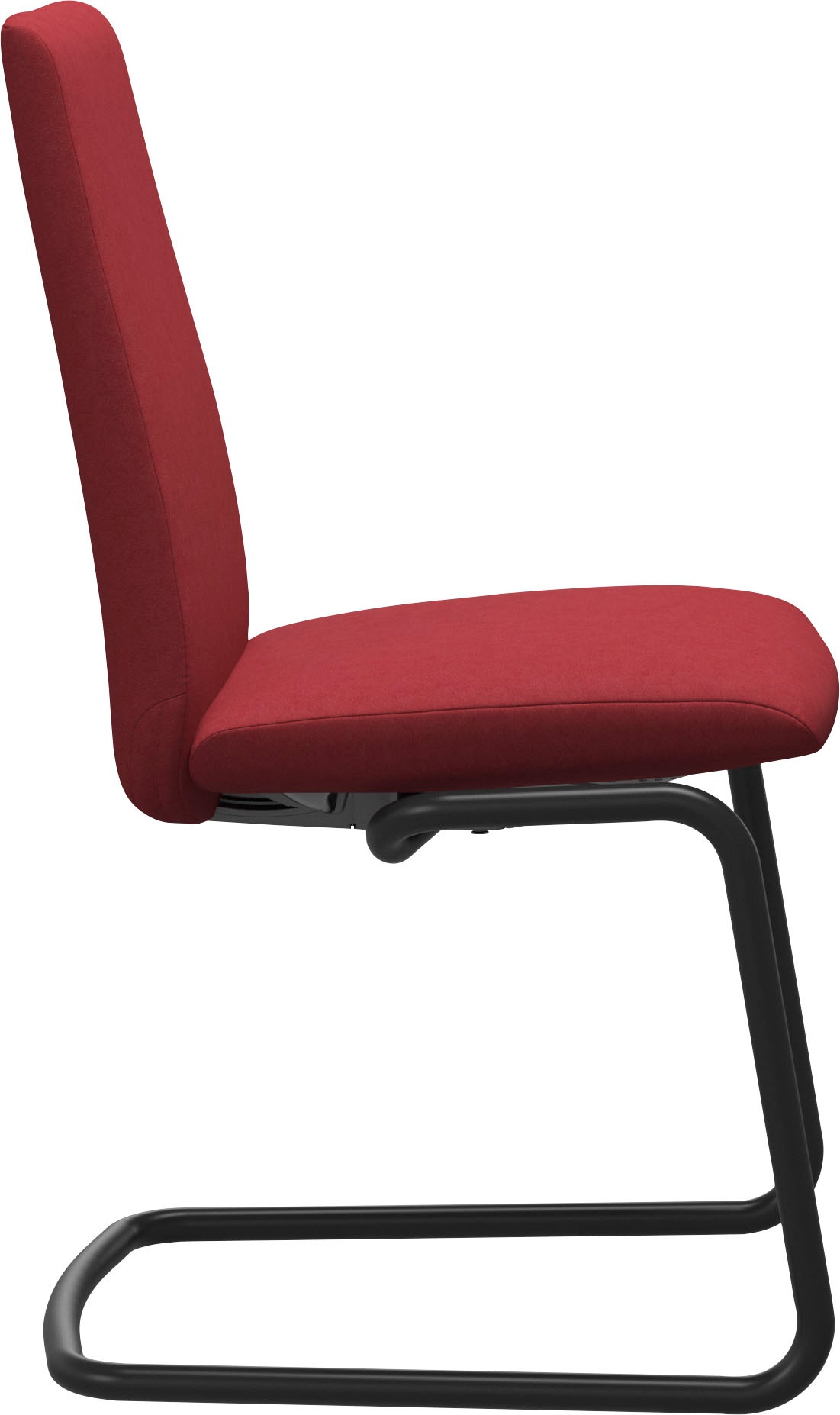 Stressless® Polsterstuhl »Laurel«, Microfaser DINAMICA, Low Back, Größe M, mit Beinen aus Stahl in Schwarz matt