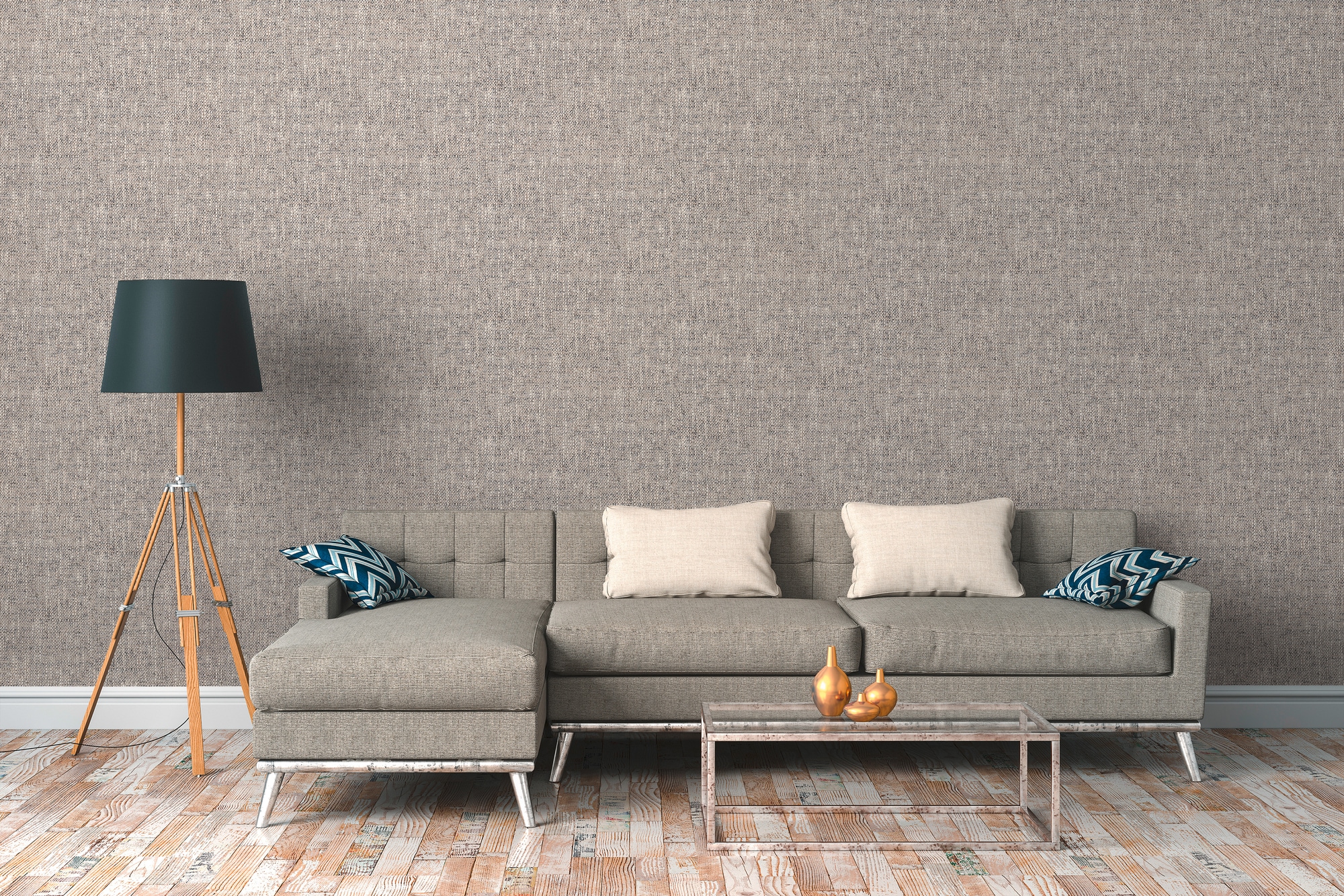 A.S. Création Vliestapete »Attractive 2 Tapete mit grober Struktur«, matt-gemustert-neutral, Strukturtapete Strukturtapete einfarbig strukturiert modern Design