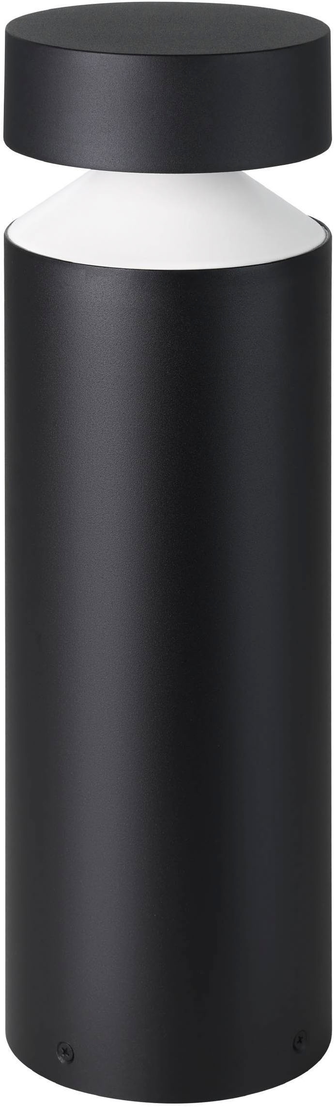EGLO Sockelleuchte »Melzo Außen-Wegelampe, Außenleuchte, Aluguss und Kunststoff, IP44« LED-Modul 1 Stk. Warmweiß Stehleuchte - H45 x Ø13,5 cm - schwarz - 1X11W inkl.