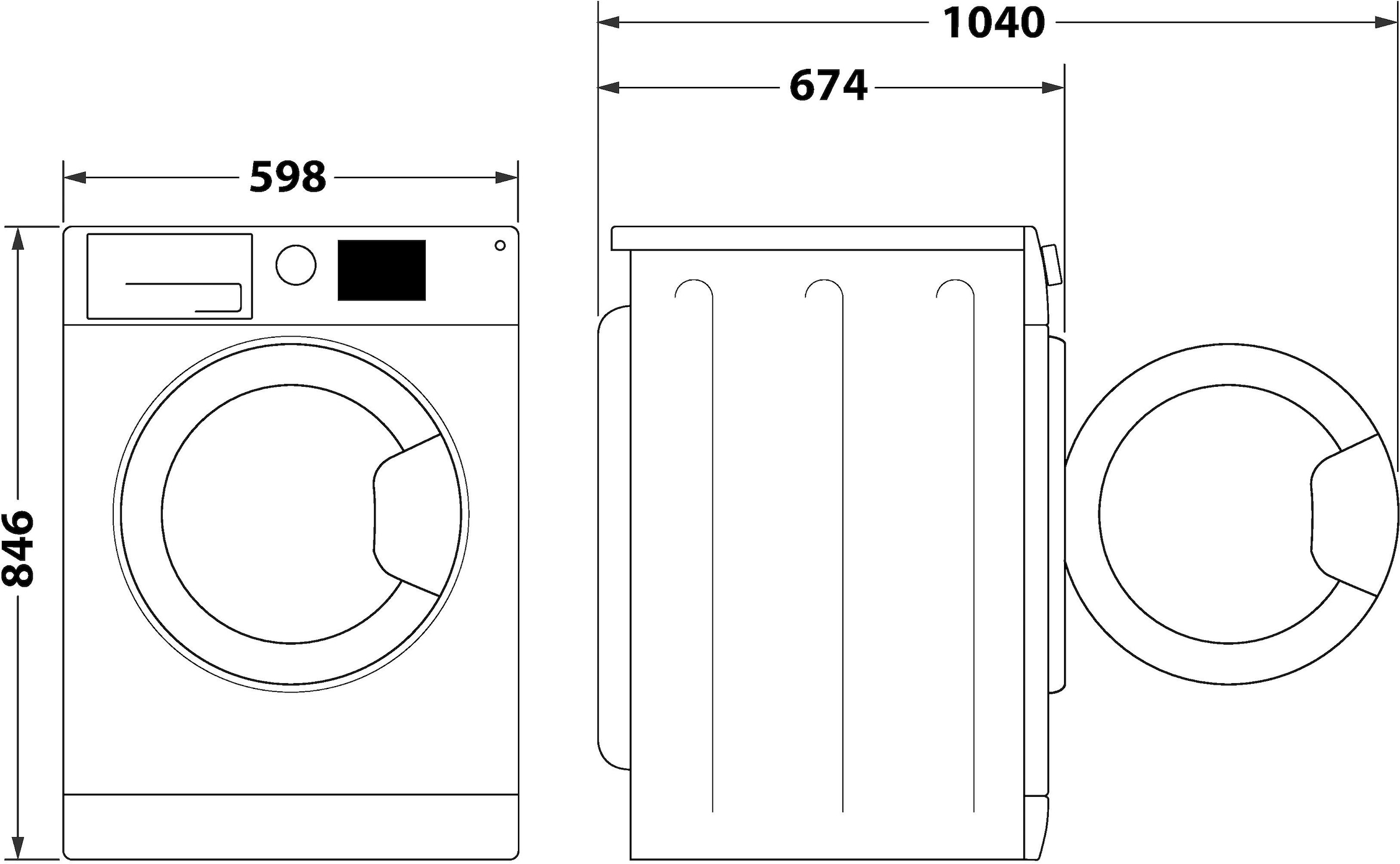 BAUKNECHT Wärmepumpentrockner »BT 95C WBS«, 9 kg, IronEase - Bügelfrei auf Knopfdruck, Silent Spin - leises Trocknen