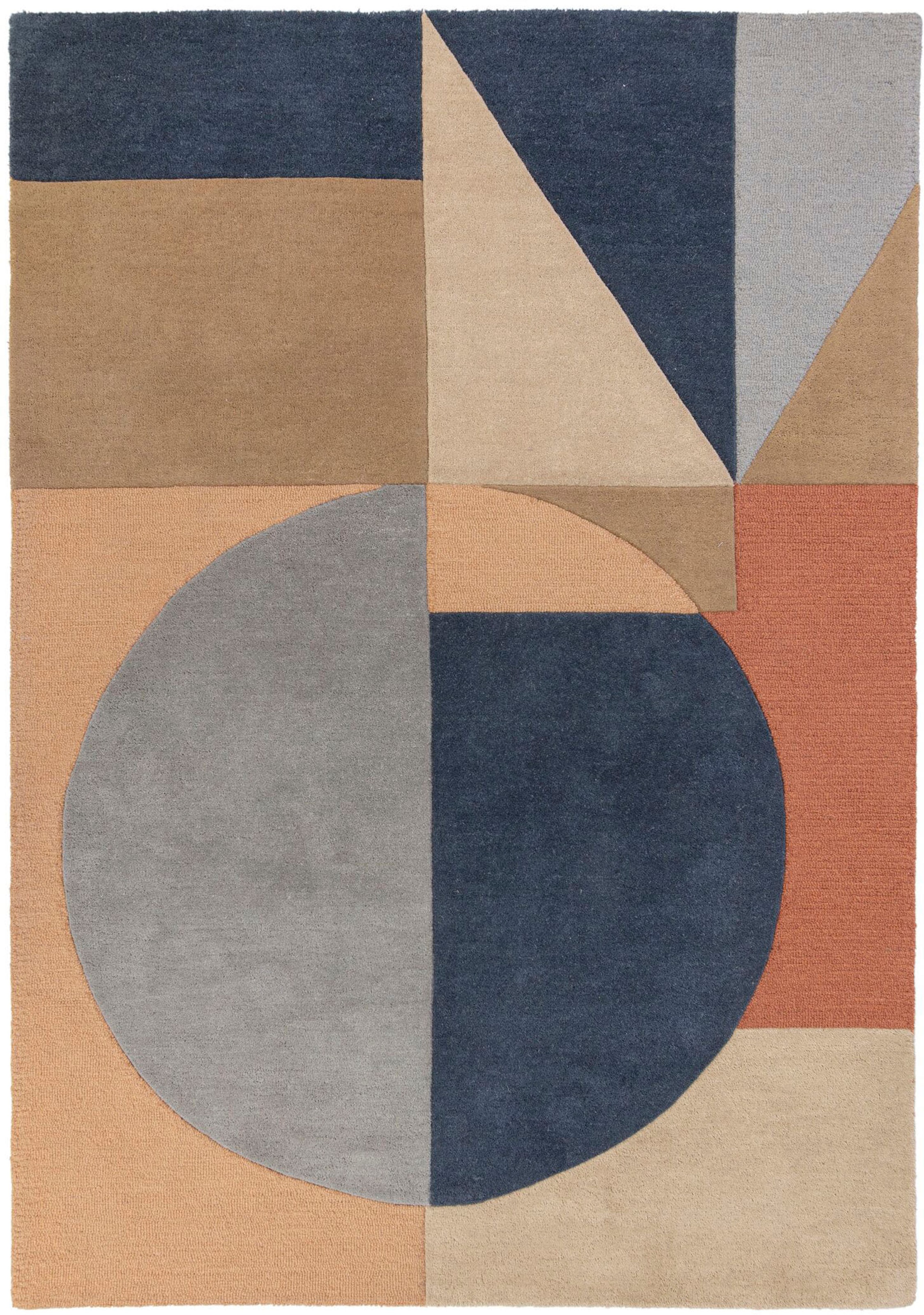 FLAIR RUGS Wollteppich »Esre, aus 100% Wolle,« rechteckig 9 mm Höhe geometr günstig online kaufen