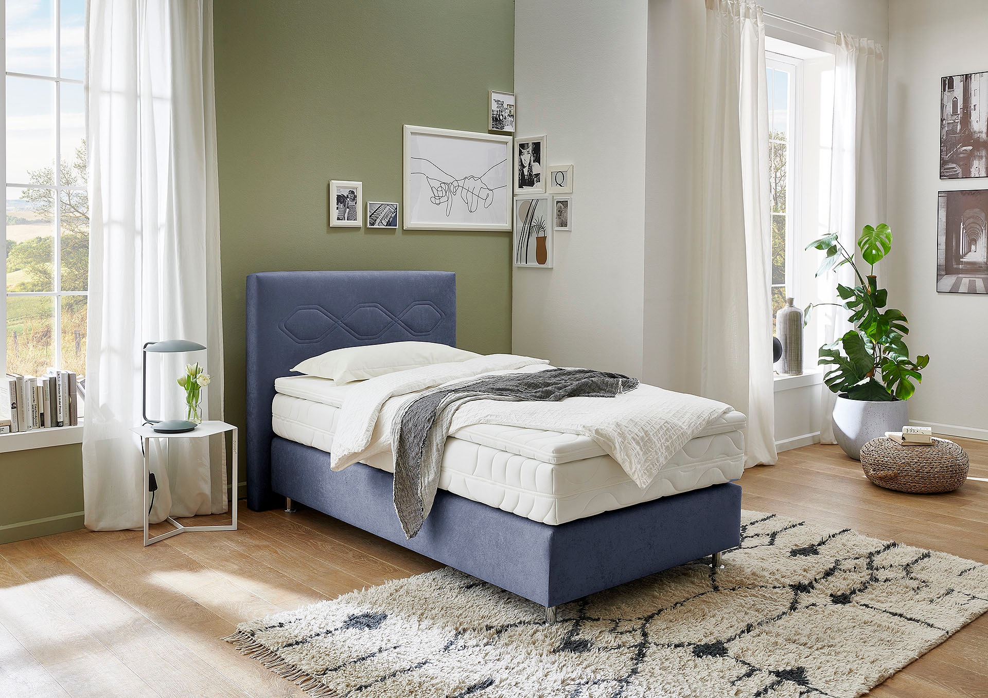 Westfalia Schlafkomfort Boxspringbett, wahlweise mit Topper