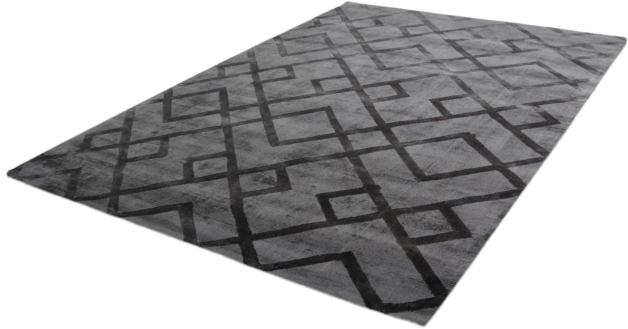 calo-deluxe Teppich »Viteox 310«, rechteckig, 13 mm Höhe, Viskose, Kurzflor, Wohnzimmer