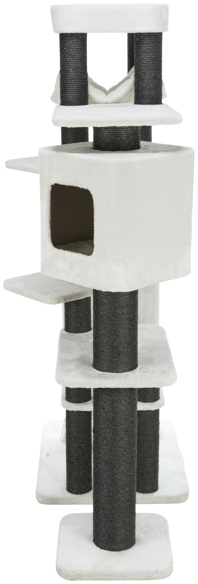 4. Bild von TRIXIE Kratzbaum »Katzen Starter Set Lionello«, hoch, inkl. Napfunterlage, Napf-Set und Rasselbälle-Set