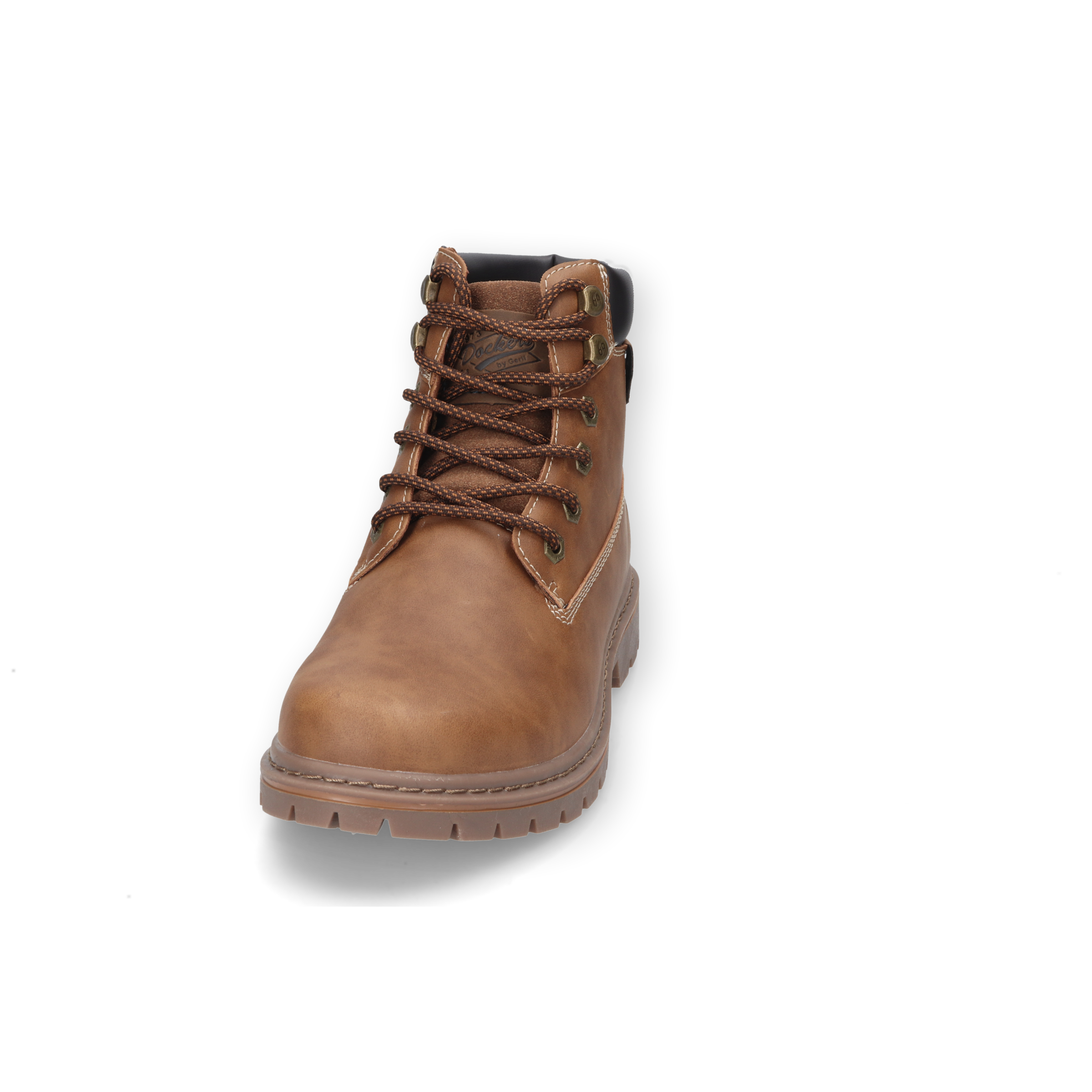 Dockers by Gerli Schnürboots, Workerboots, Schnürstiefel mit Blockabsatz