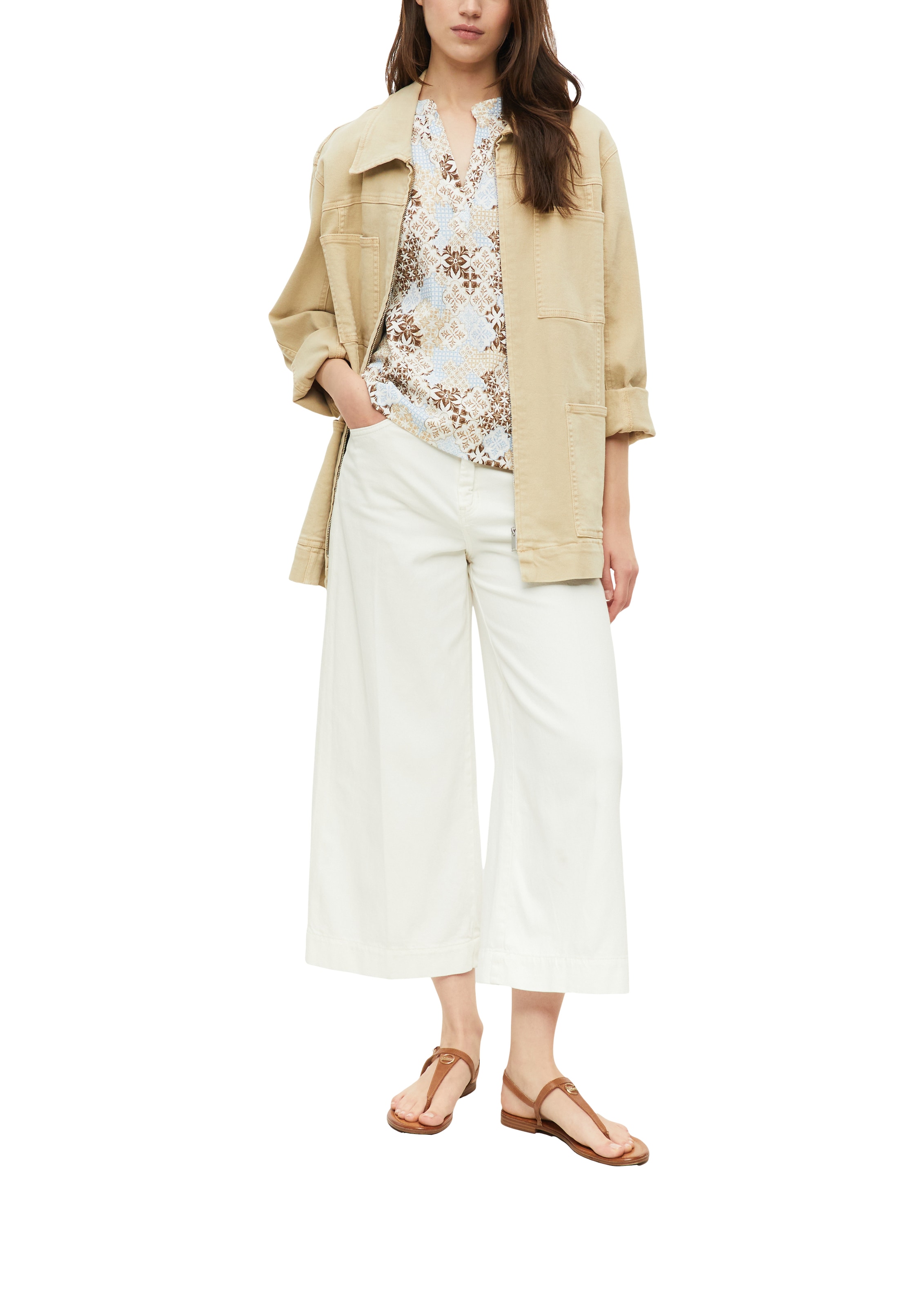 s.Oliver Blusenshirt Kurzarm Sommerbluse