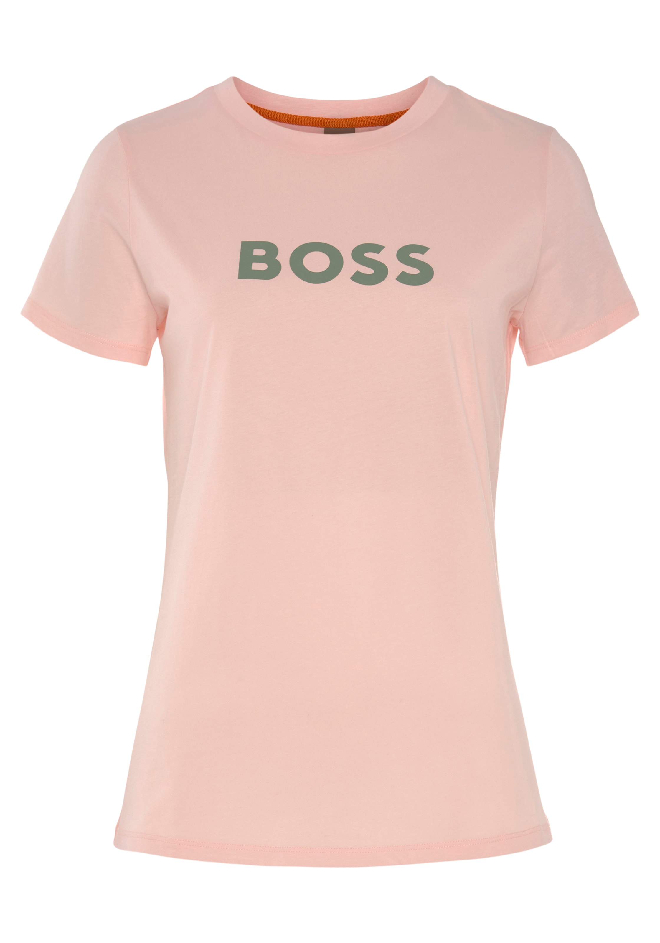 BOSS ORANGE T-Shirt »C_Elogo_5«, (1 tlg.), mit BOSS Logoschriftzug auf der  Brust online bei