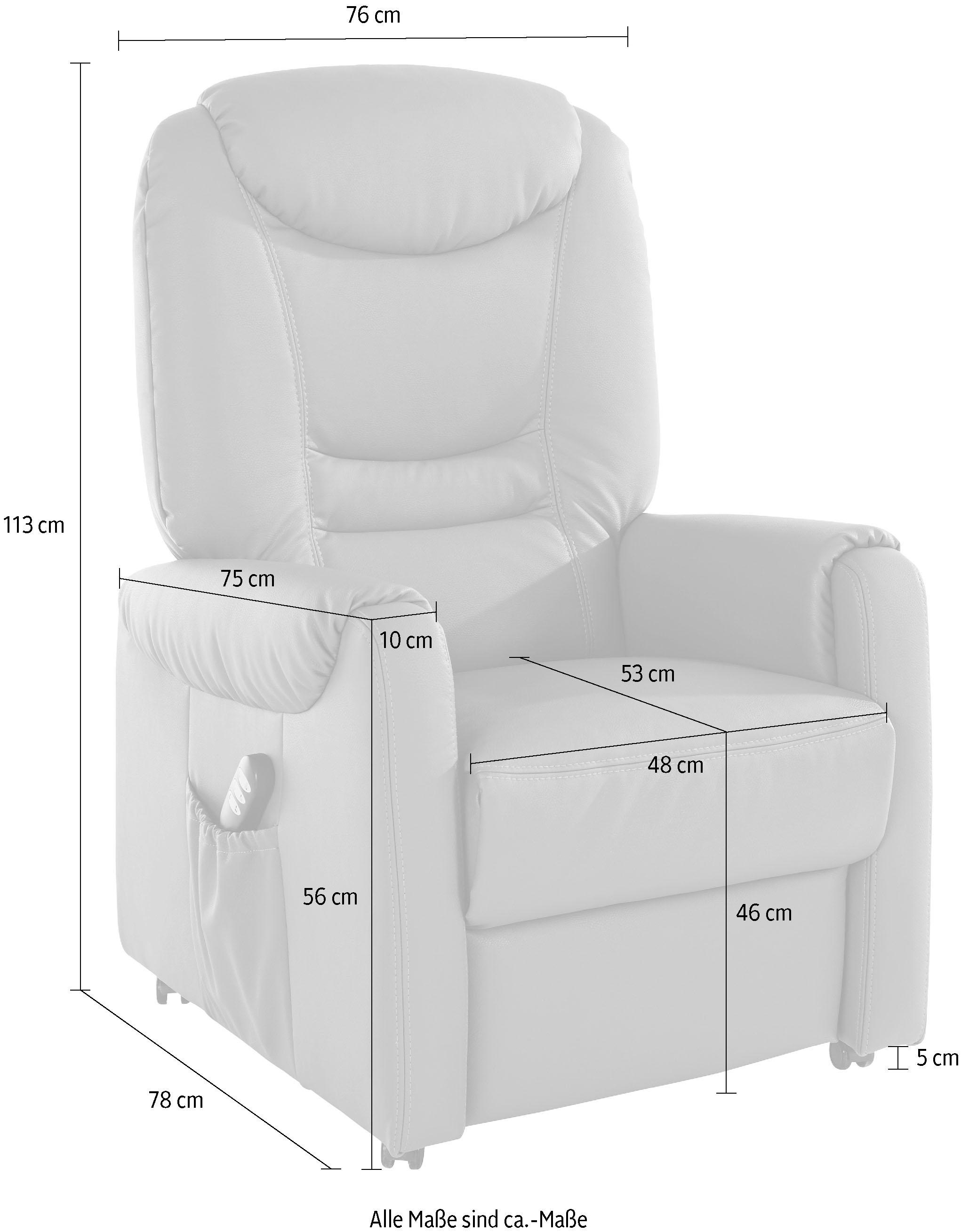sit&more TV-Sessel »Morten«, M, wahlweise Größe und bestellen mit in auf Aufstehhilfe Motor Raten