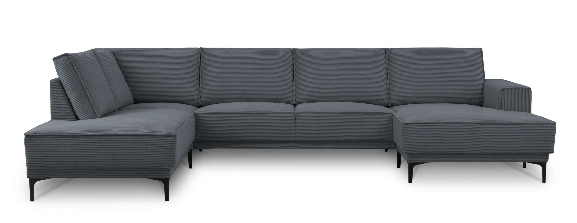 OTTO home Wohnlandschaft »XXL Sofa Oland, Struktur, Flachgewebe, Luxus-Micr günstig online kaufen