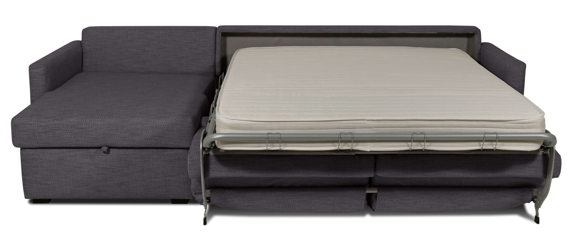 Places of Style Schlafsofa »GOLDPOINT Ecksofa 264 cm, Liegefläche (140/200cm), L-Form,«, Bettfunktion, Bonell-Federkernmatratze und Dauerschläfer-Funktion
