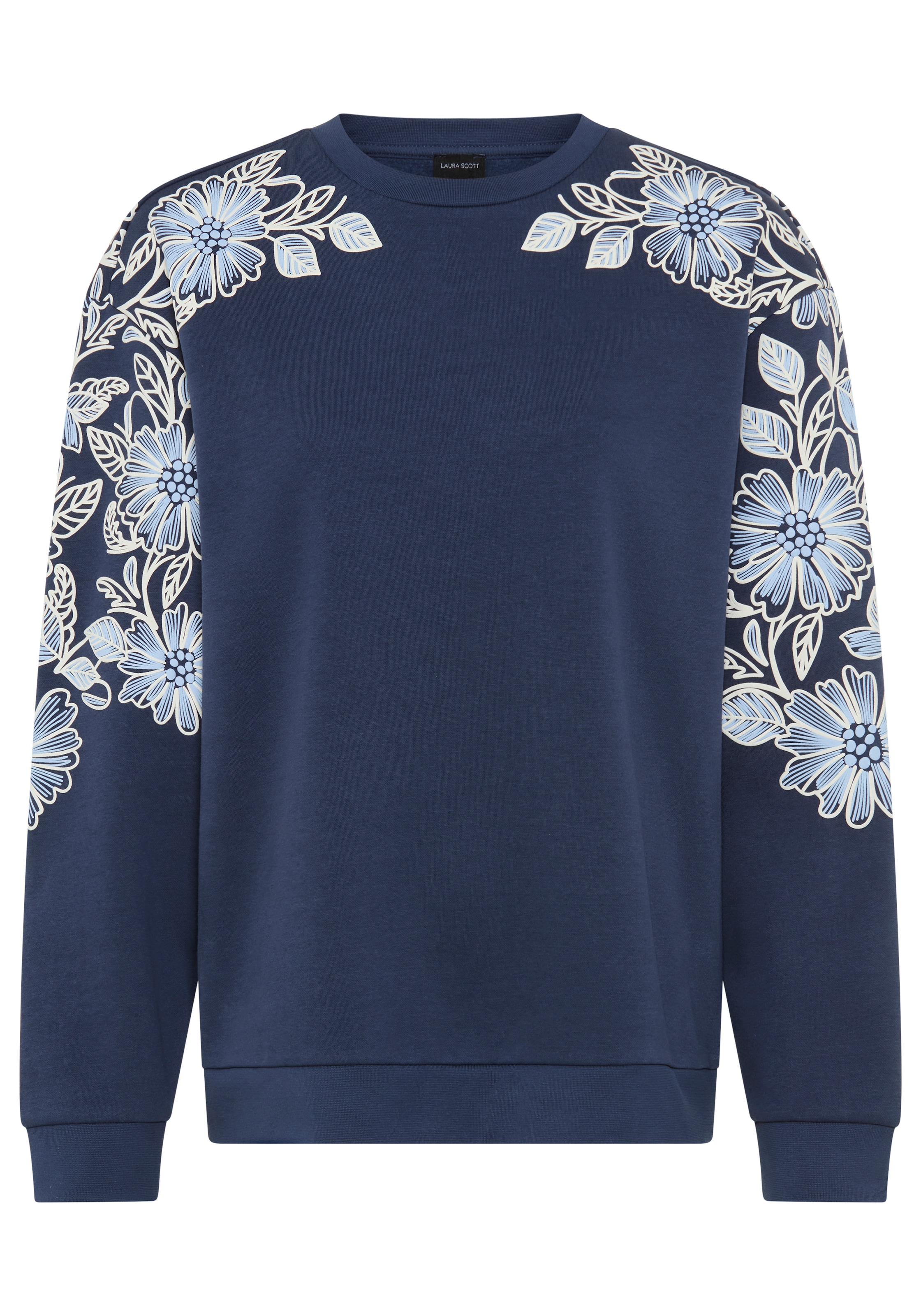 Laura Scott Sweatshirt , mit floralem, plastischen Druck
