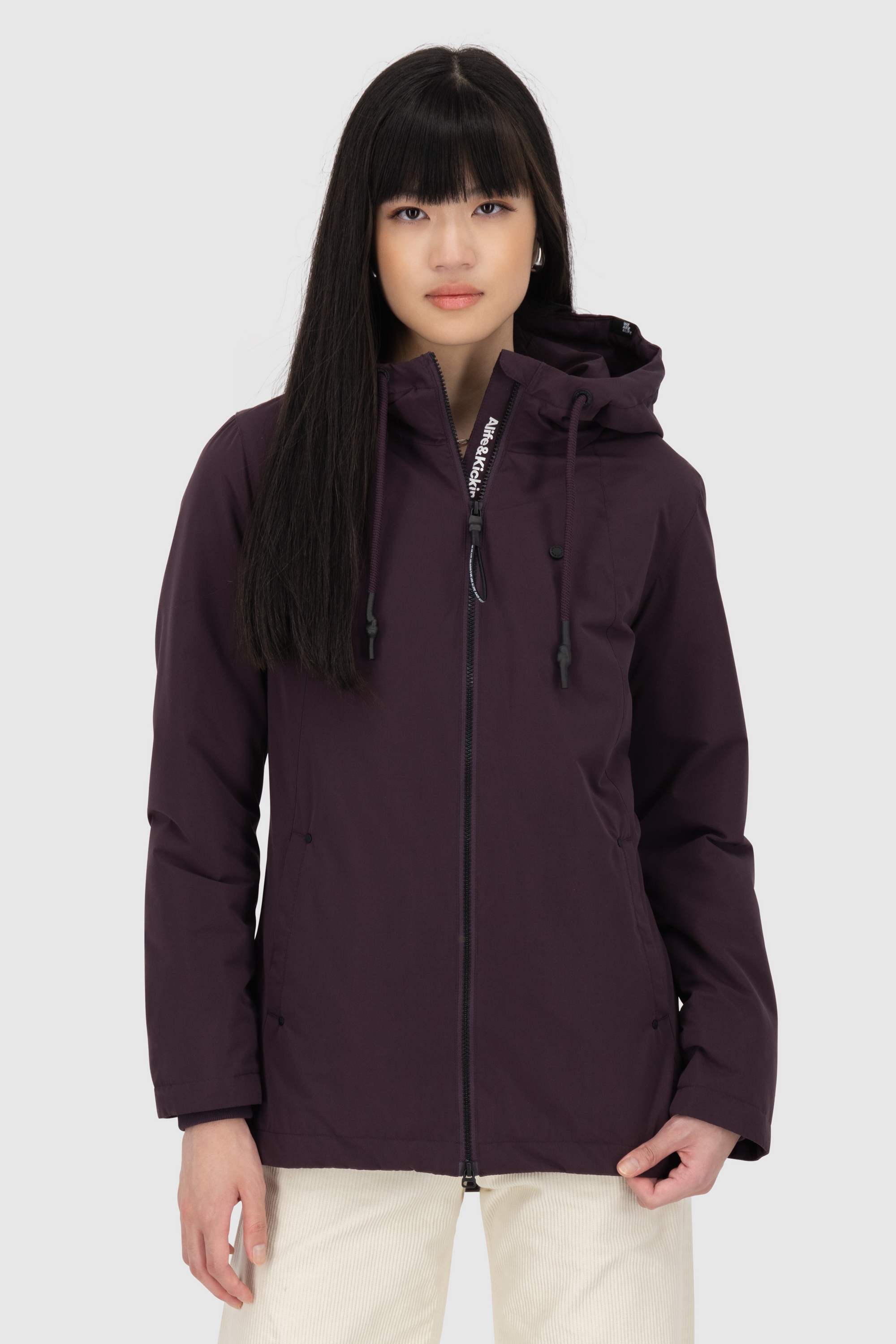 Alife & Kickin Winterjacke »Damen LilouAK A«, Warm gefütterte Jacke mit flauschigen Teddyfell Innenfutter