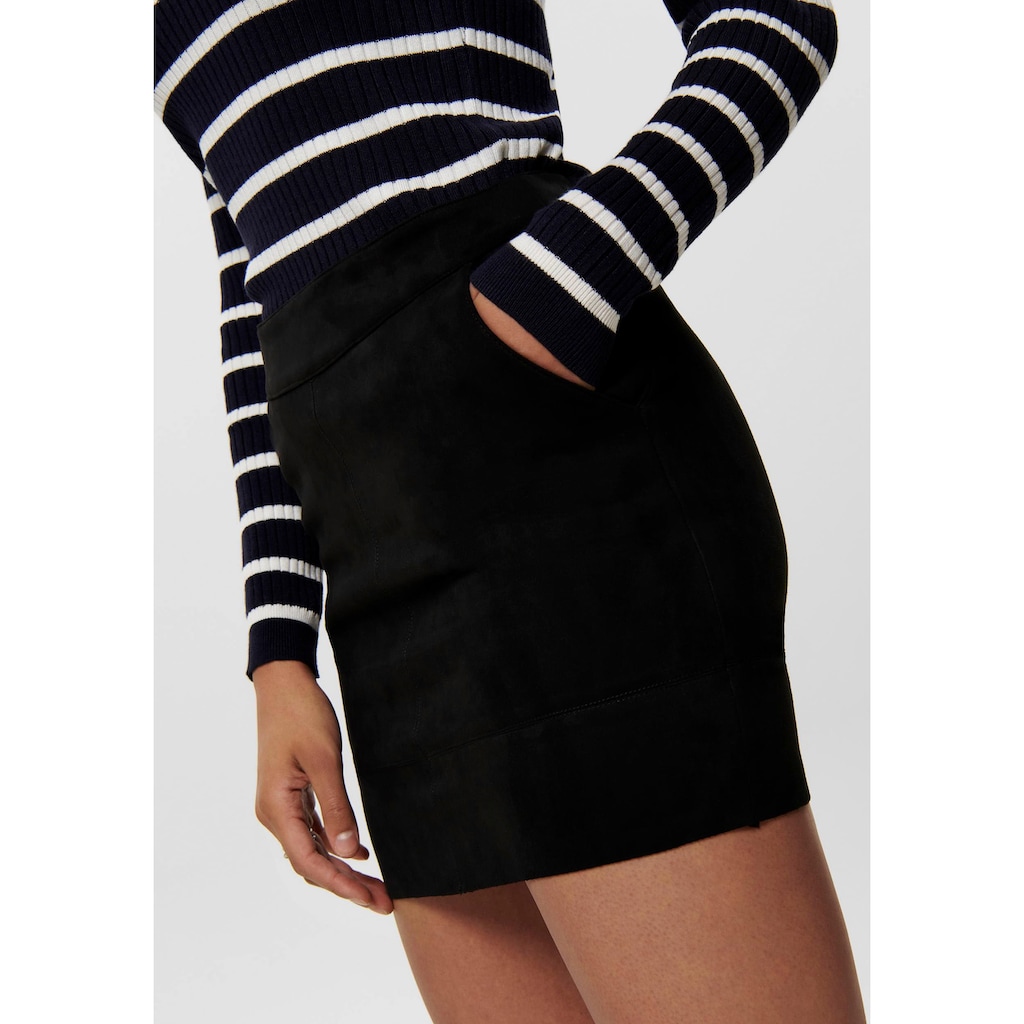 ONLY Lederimitatrock »ONLJULIE FAUXSUEDE SKIRT OTW NOOS«, mit Stretch