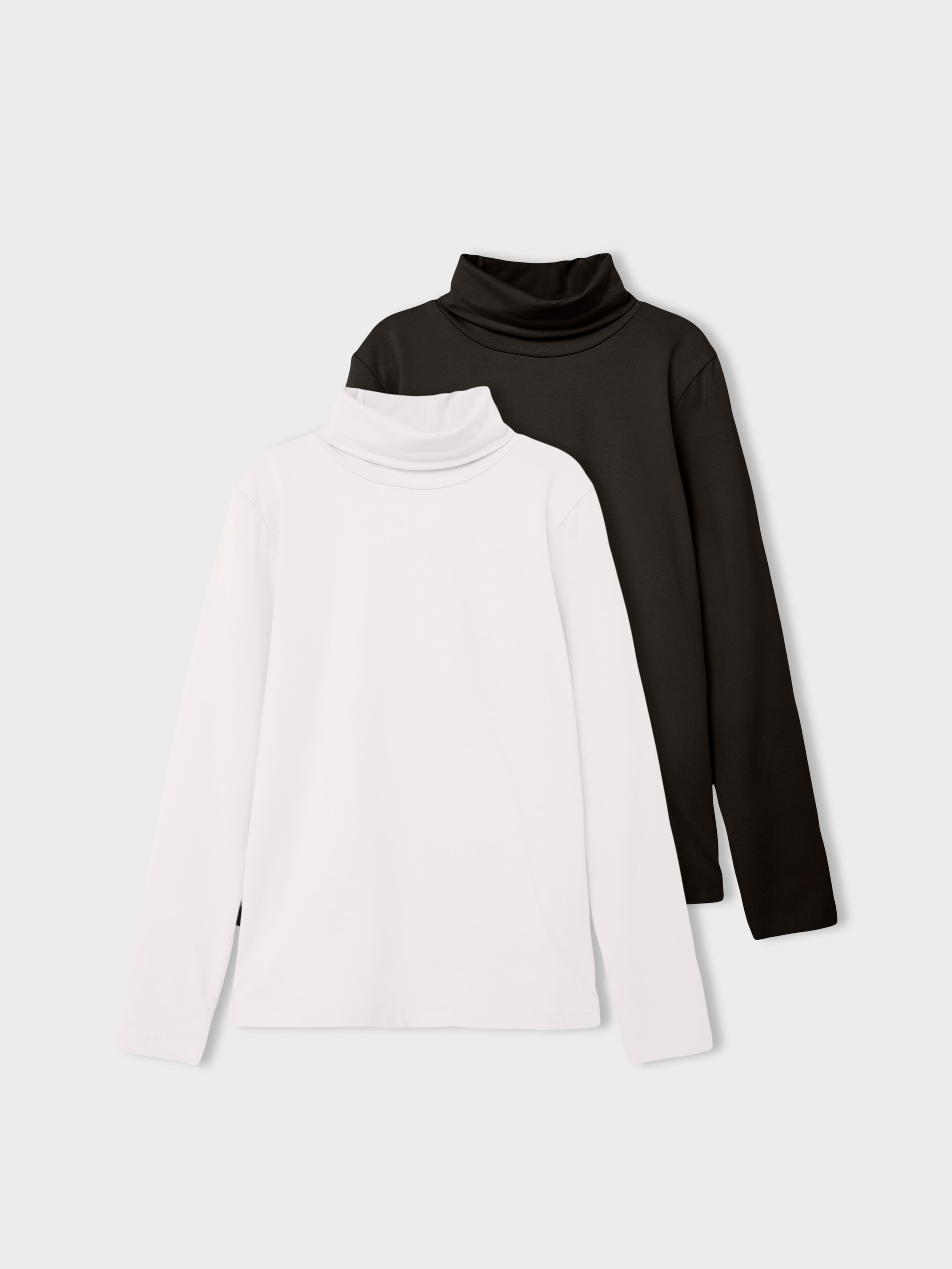 Name It T-Shirt »NKNVIGGO 2P LS SLIM ROLLNECK O NOOS« Packung, 2 Stk.
