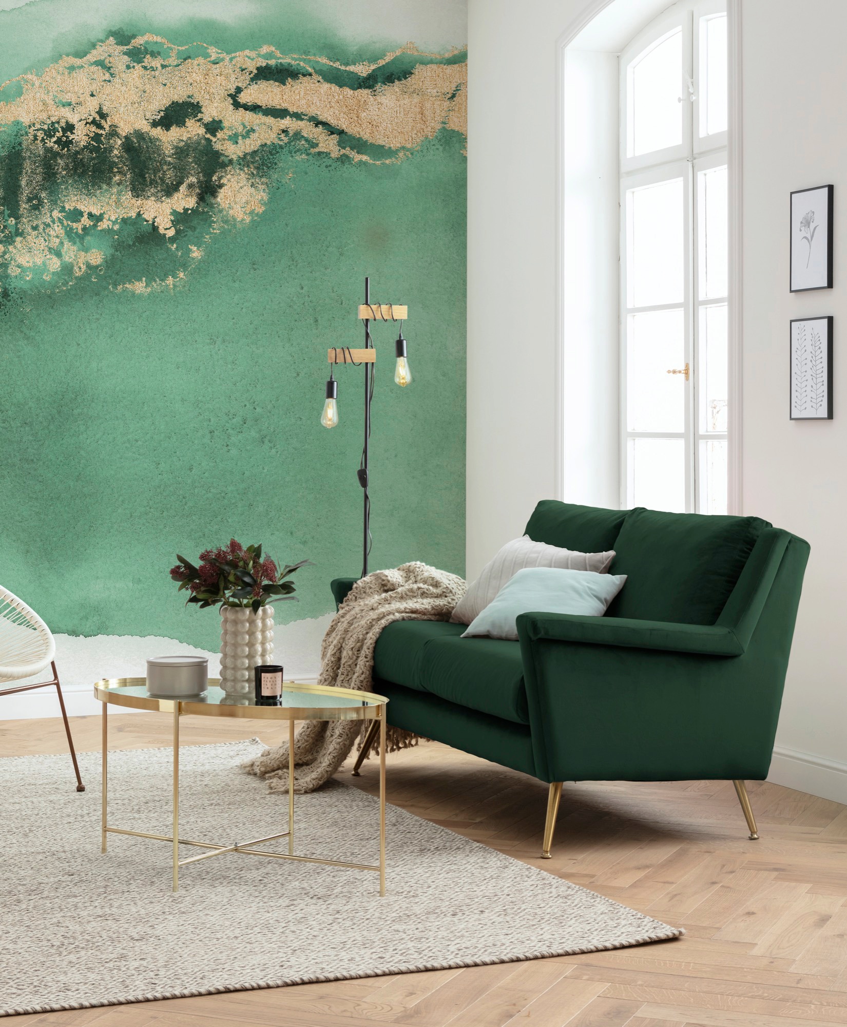 Komar Vliestapete »Digitaldruck Vlies -  Posh - Größe 200 x 280 cm« bedruckt glatt Wohnzimmer, Schlafzimmer