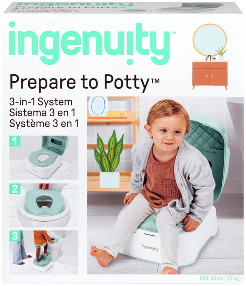 ingenuity Toilettentrainer »Prepare to Potty 3-in-1 System«