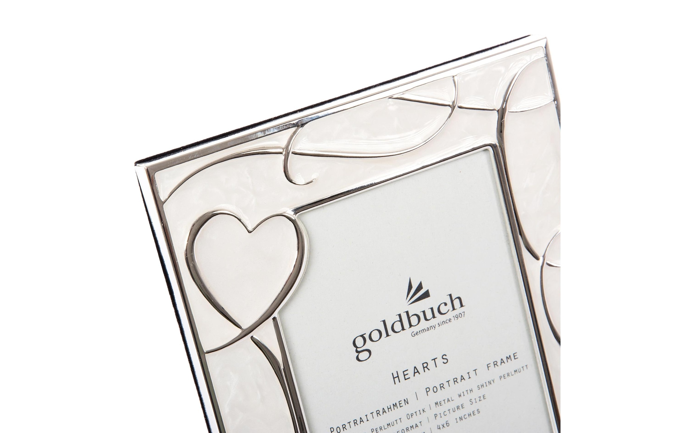 Goldbuch Bilderrahmen »Hearts Silber,«