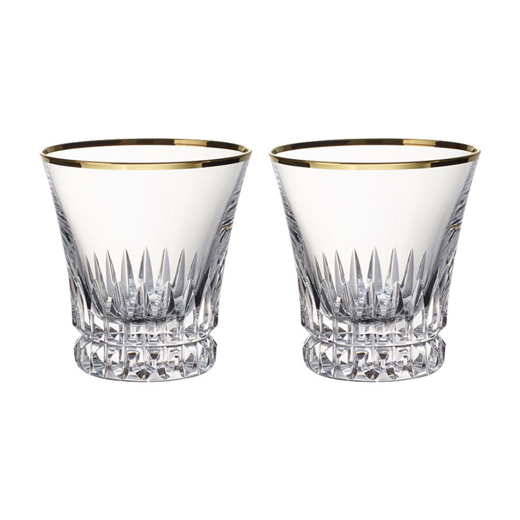 Villeroy & Boch Glas »Wassergläser Grand Royal Gold 200 ml 2er Set transpar günstig online kaufen