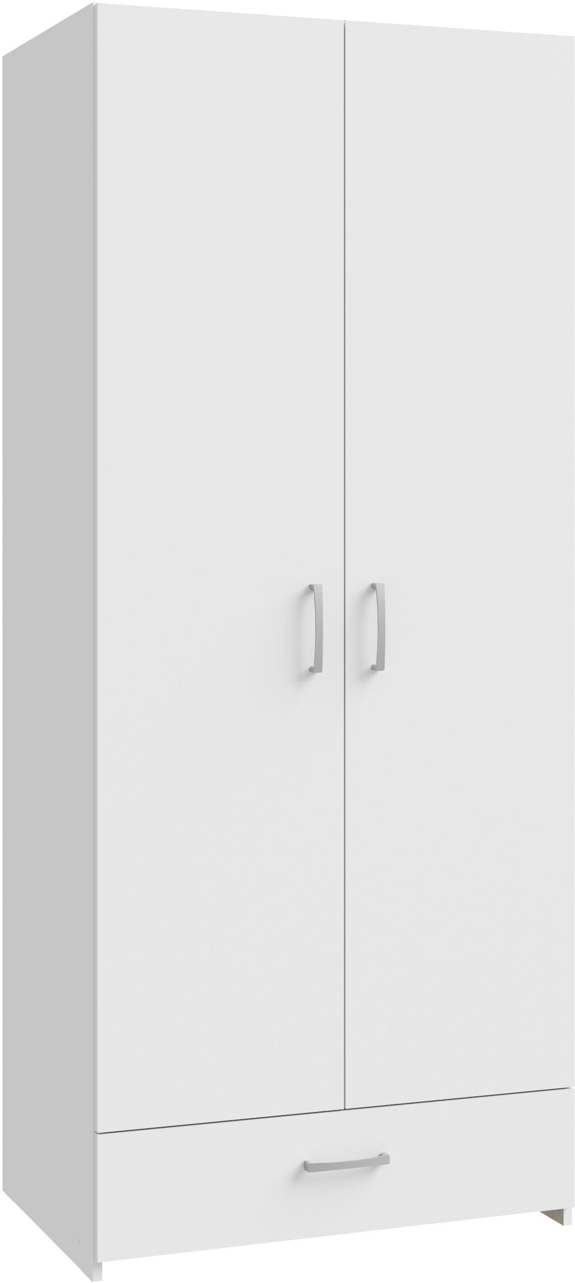 FORTE Drehtürenschrank »Econobox« Drehtürenschrank, zeitloses Design mit al günstig online kaufen