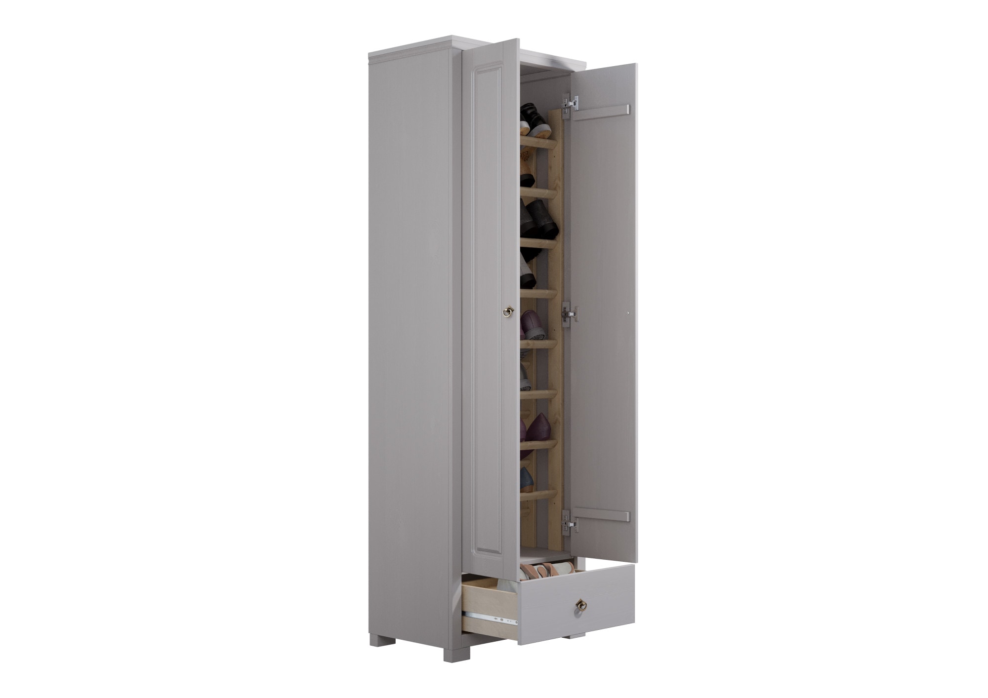 Home affaire Schuhschrank »Gotland«, aus massiver Kiefer, FSC®-zertifiziert, Höhe 193 cm