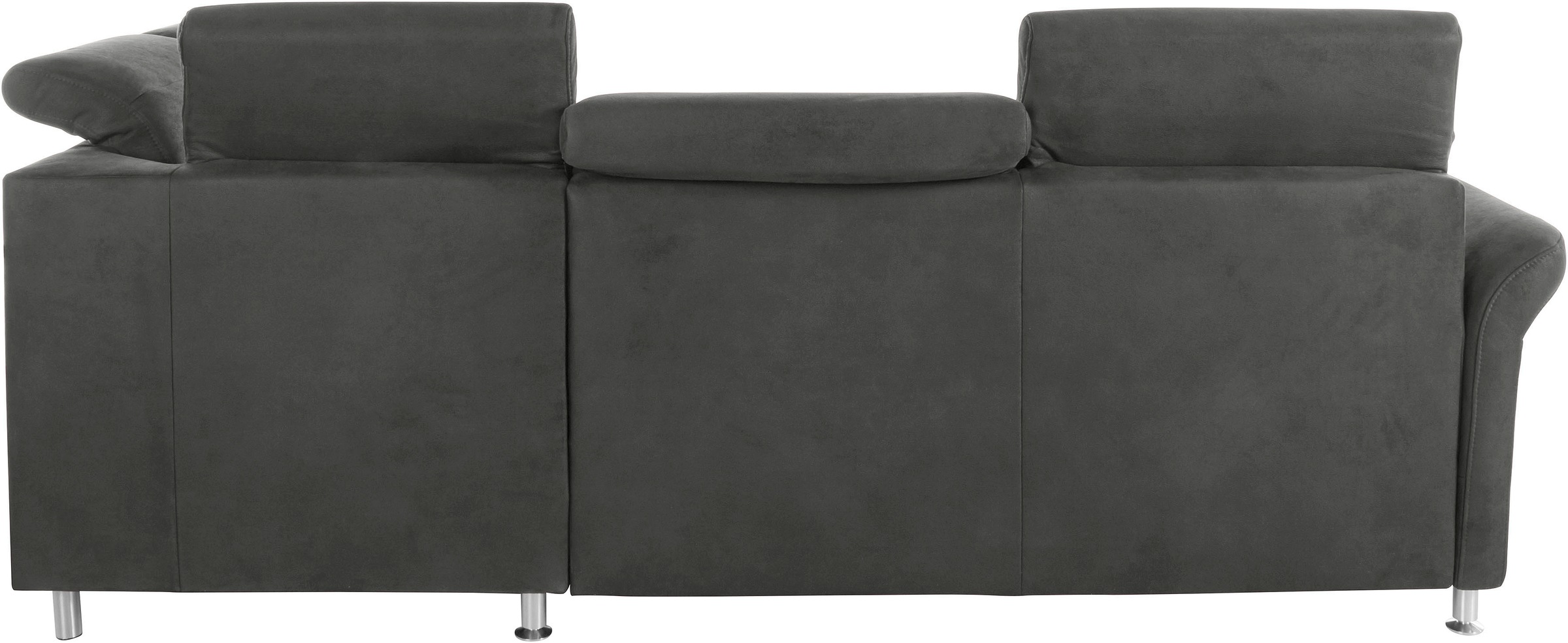 sit&more Ecksofa »Darwin L-Form«, inklusive Federkern, wahlweise mit Kopfteilverstellung, Bettfunktion