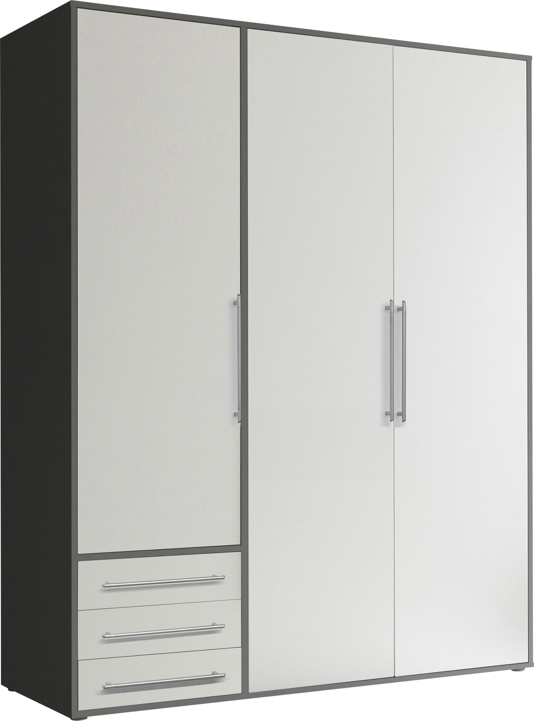 Schlafkontor Drehtürenschrank "Lyss Schrank, Kleiderschrank mit Drehtüren" günstig online kaufen