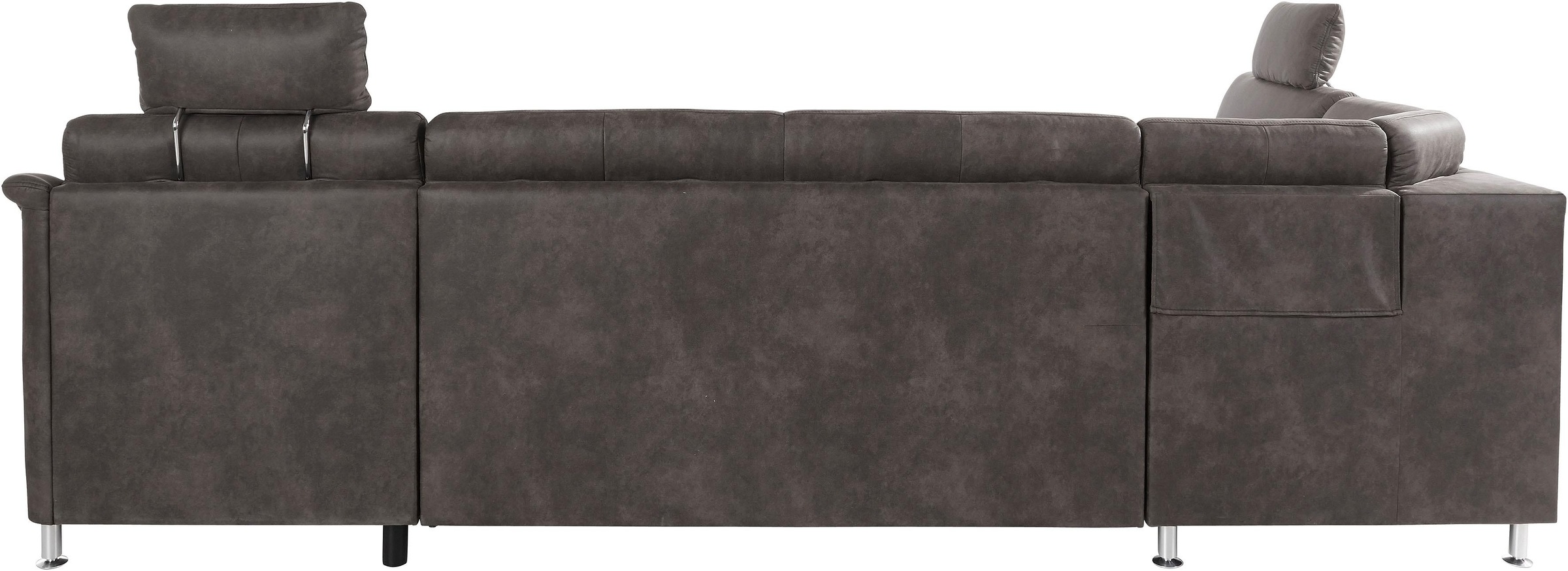 sit&more Wohnlandschaft »Cardoso U-Form«, mit Federkern und Kopfstützen, mit Bettfunktion und Relaxfunktion