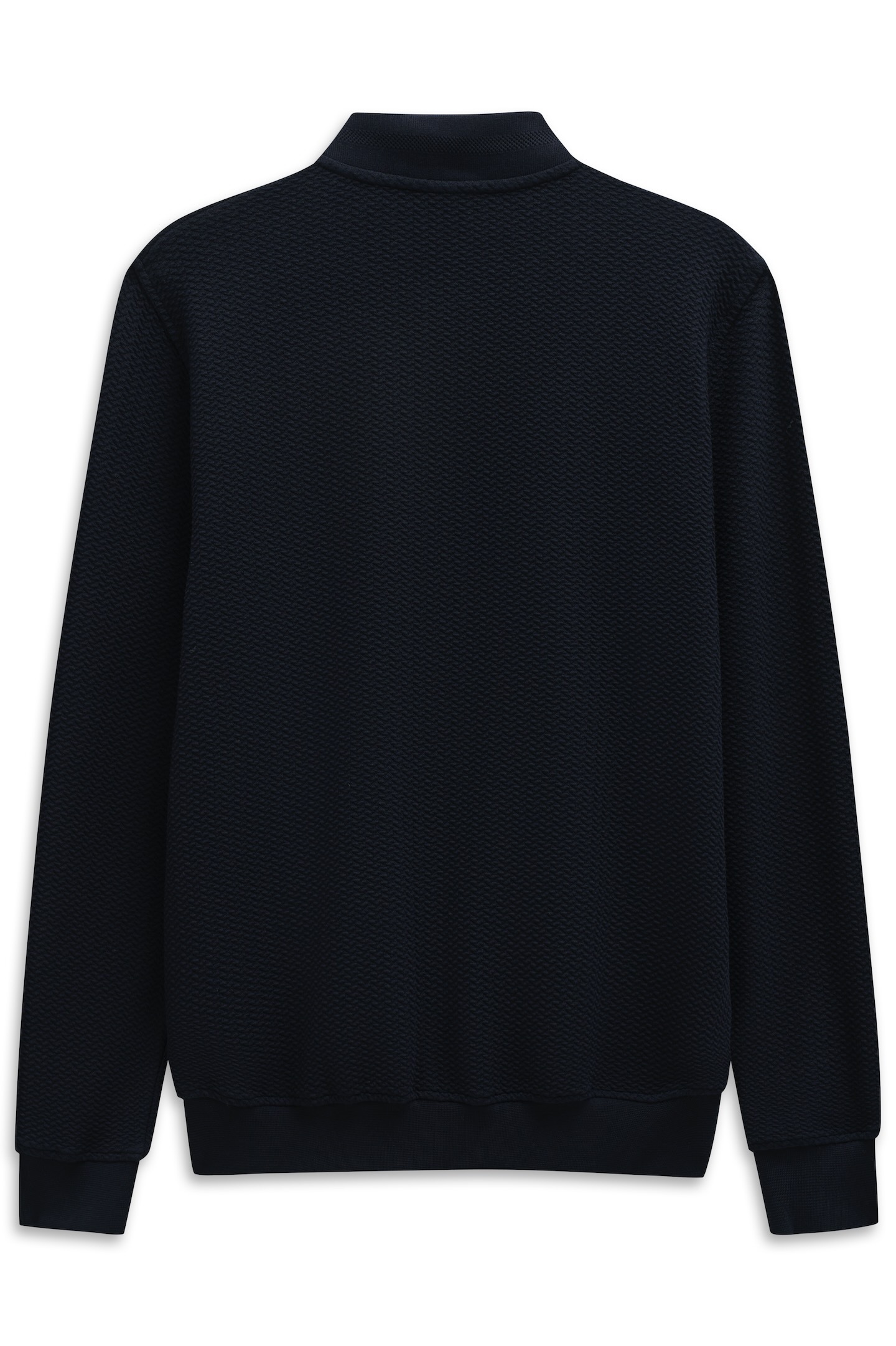 bugatti Sweatjacke »Modern Fit«, mit Collegekragen und Reißverschluss