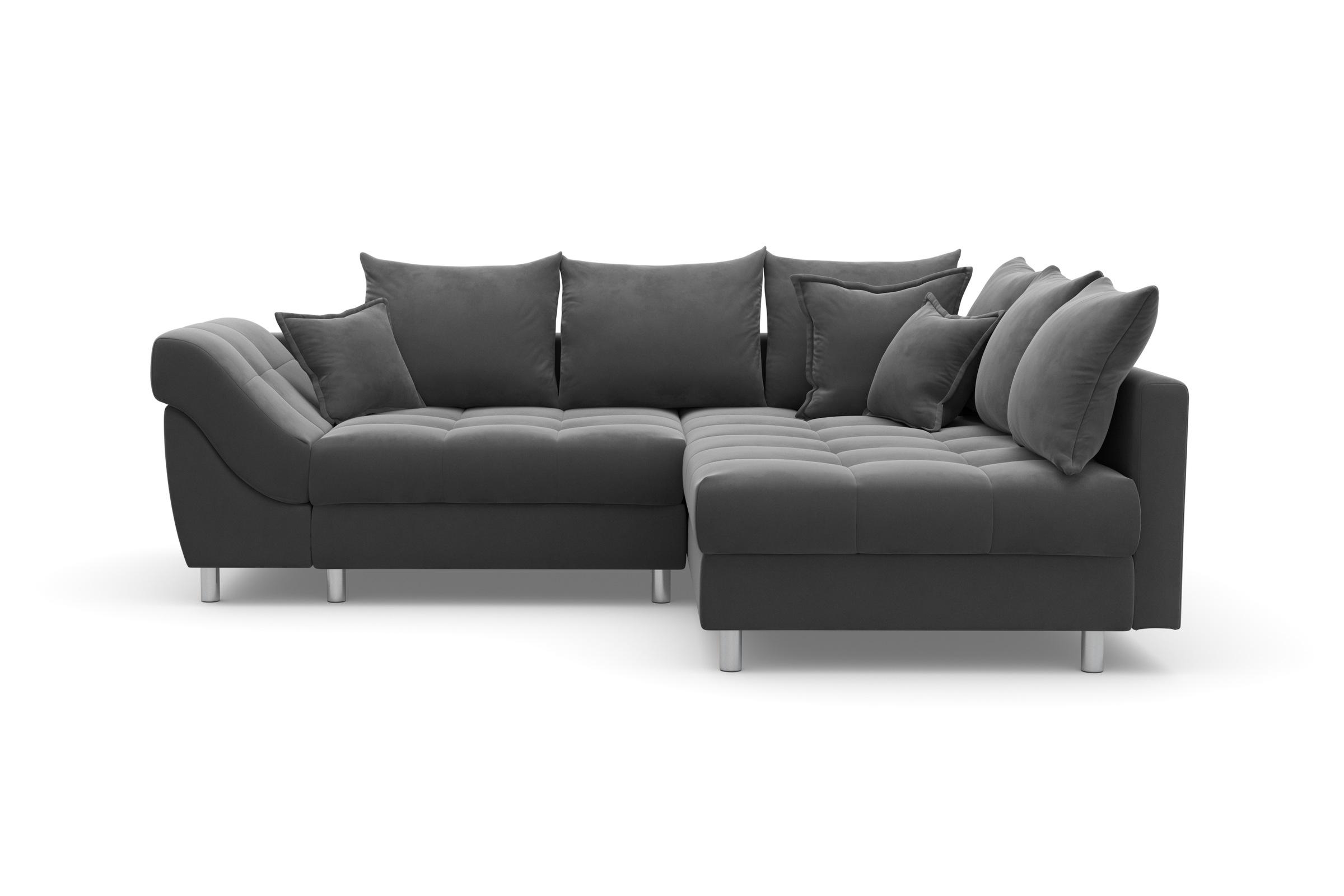 COLLECTION AB Ecksofa Joseli,  mit Zier- und Rückenkissen, komfortable Schanzen-Armlehne