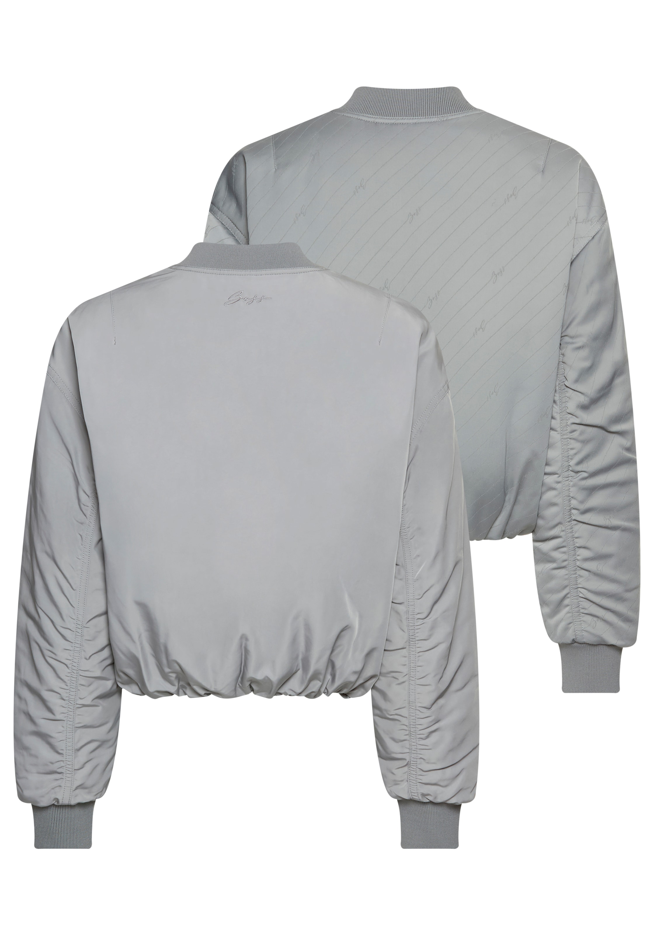 BOSS ORANGE Bomberjacke »Paddana Premium Damenmode«, im Wende-Design, Logo-Jacquard