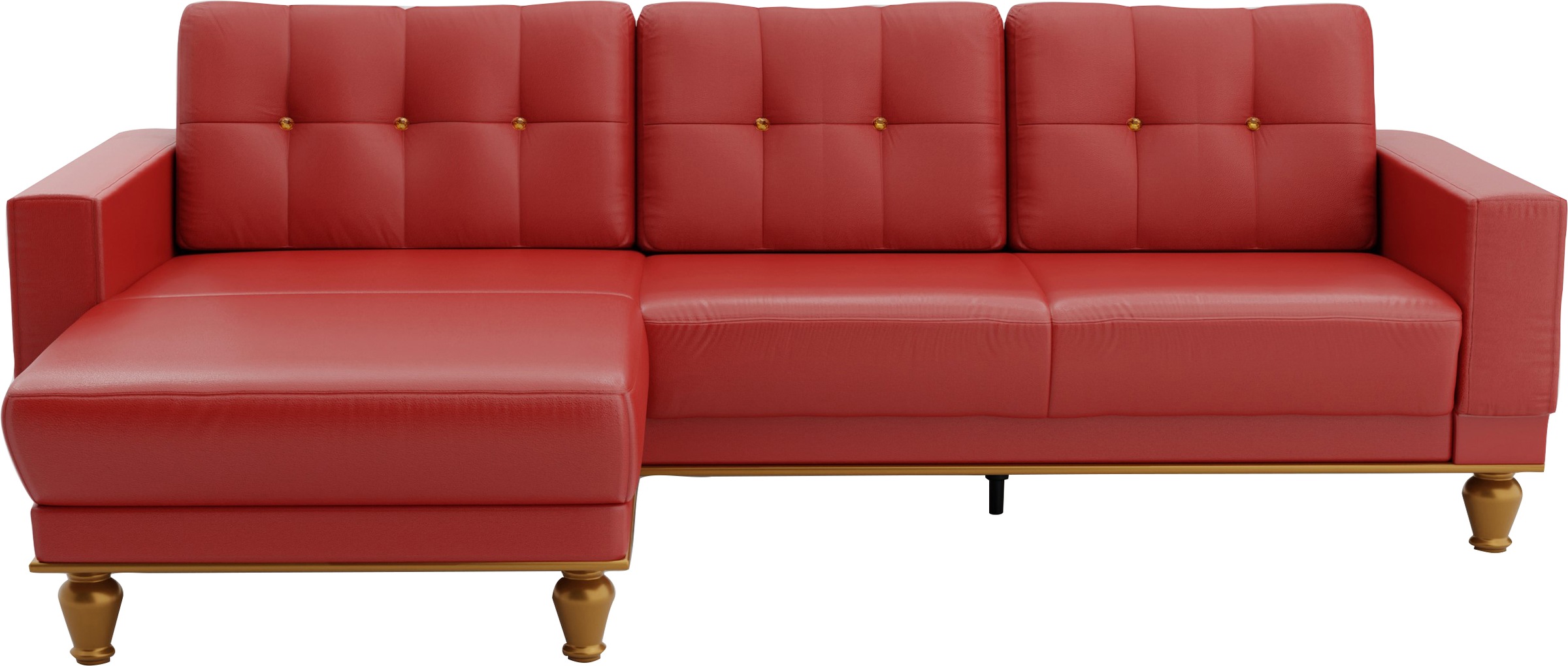 sit&more Ecksofa "Orient 5 L-Form" mit Strass-Stein, wahlweise mit Bettfunk günstig online kaufen