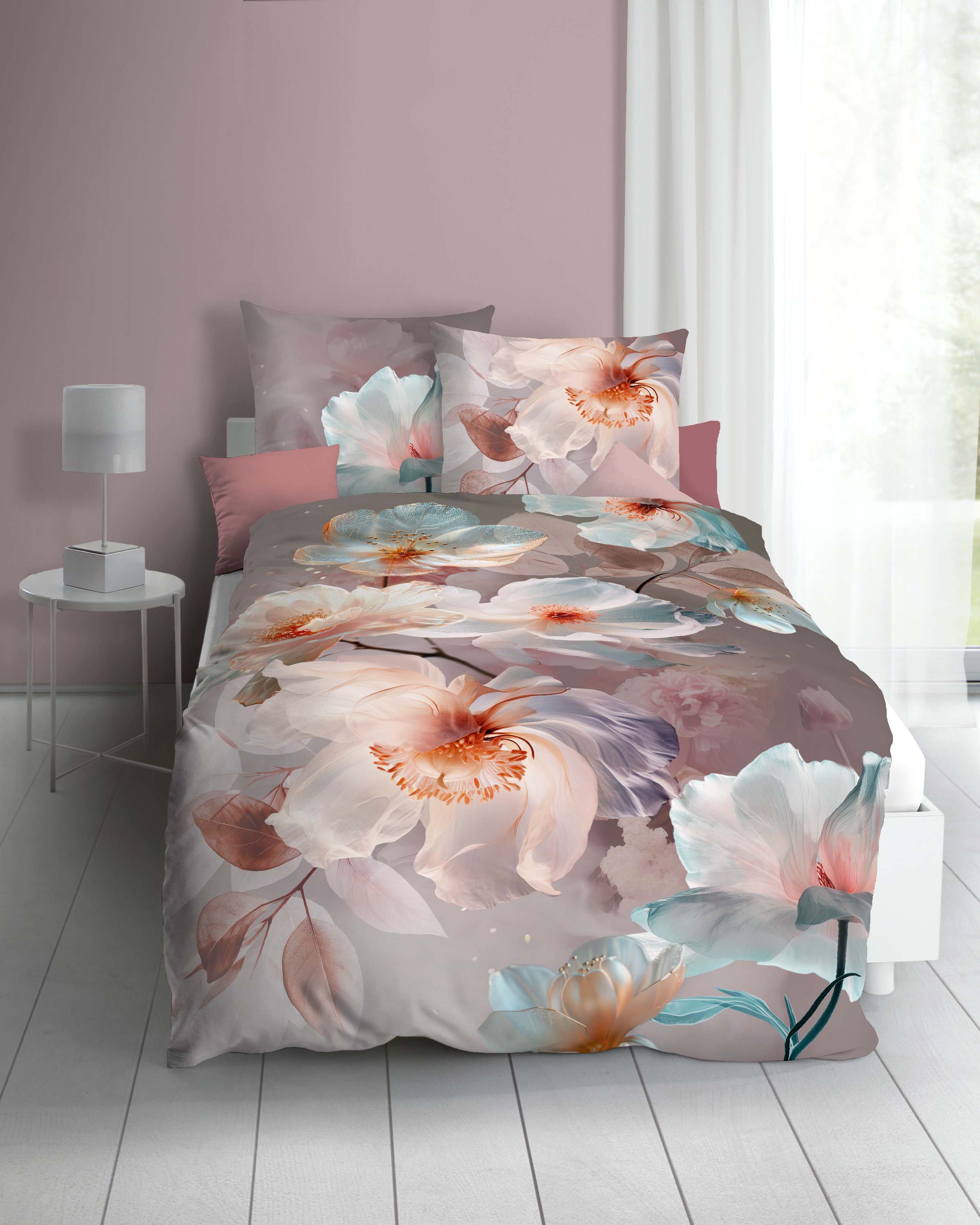 Kaeppel Bettwäsche »Mother of Pearl«, Mit Blumen