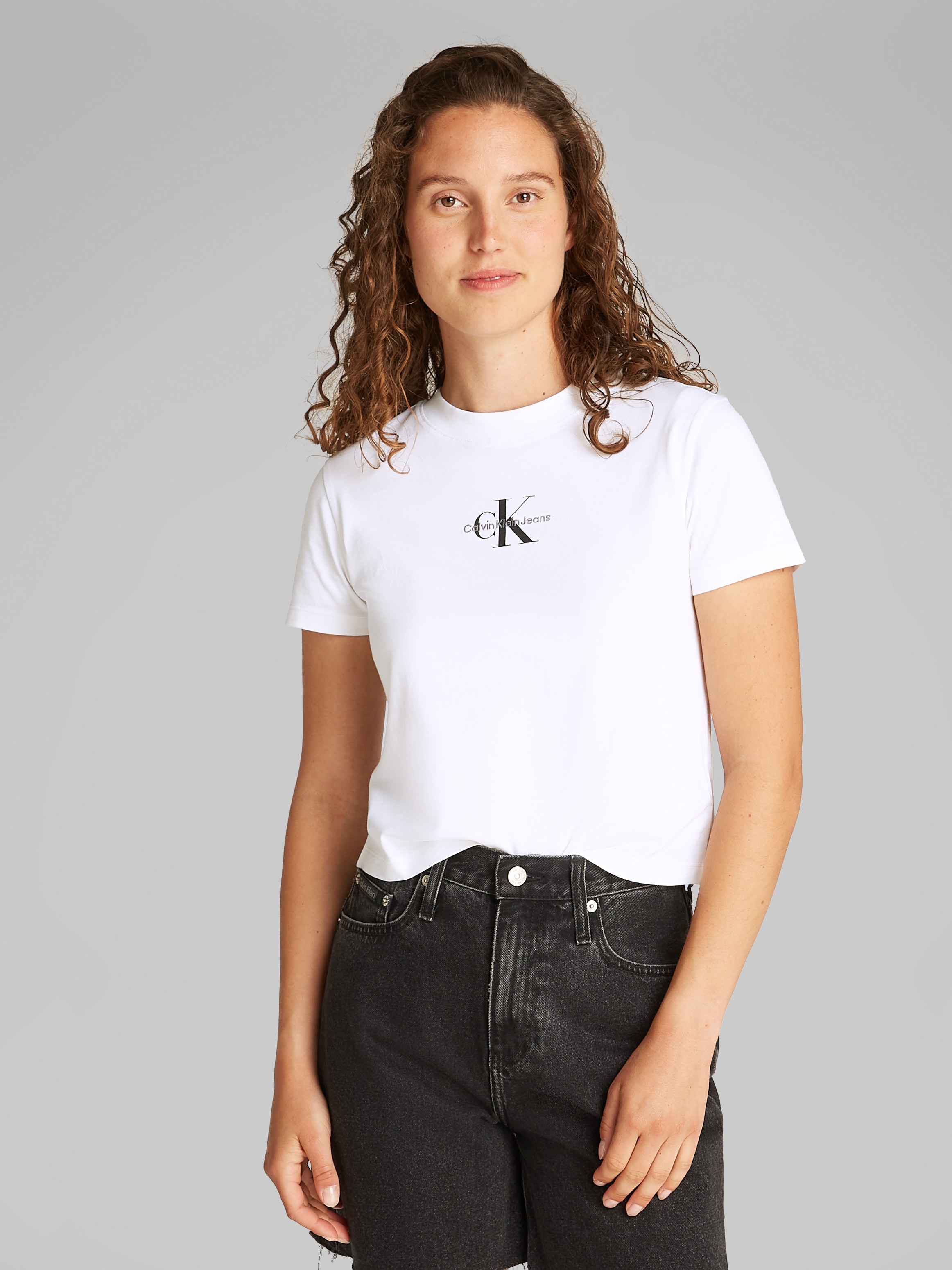 Calvin Klein Jeans T-Shirt »MONOLOGO BABY TEE«, mit Logo