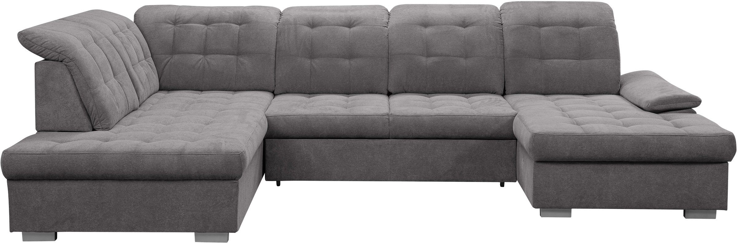 WERK2 Wohnlandschaft »Kordula-New U-Form«, Sofa in U-Form mit Schlaffunktio günstig online kaufen