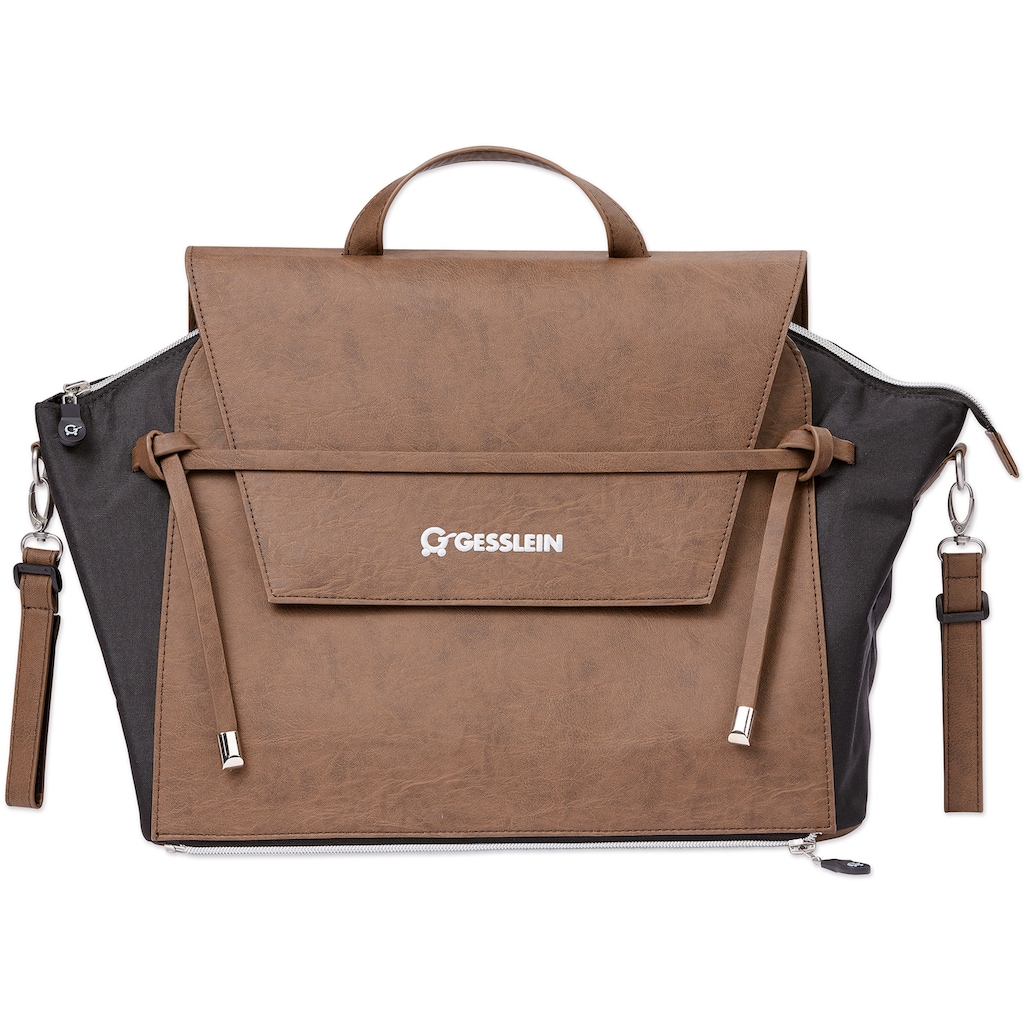 Gesslein Wickeltasche »N°4, tabak«, mit Wickelauflage und Flaschenhalter, Made in Germany