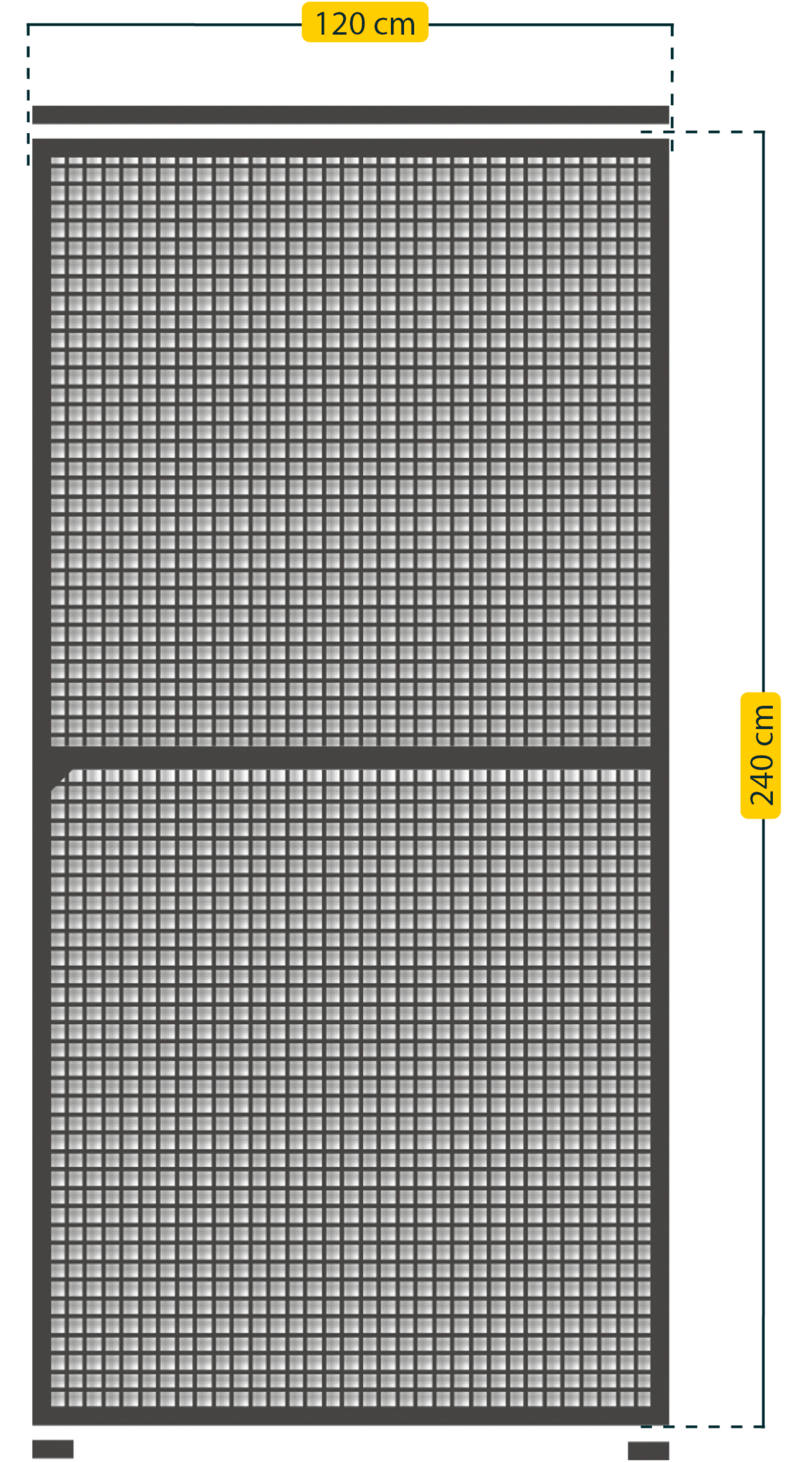 SCHELLENBERG Insektenschutz-Schiebetür »Premium zum Schieben für Terrassentür, Balkontür«, 120 x 240 cm, anthrazit und weiß