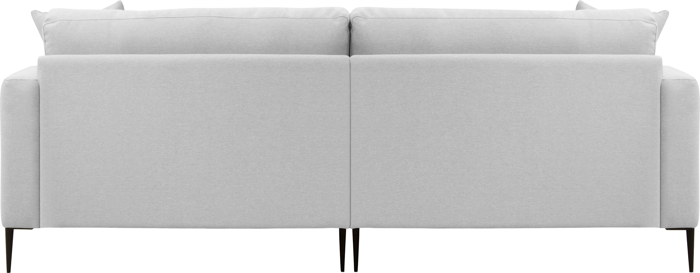 Leonique 2-Sitzer »Cozy elegantes Designsofa, Maße B/T/H: 151/97/80 cm«, mit losen Kissen und Metallbeinen