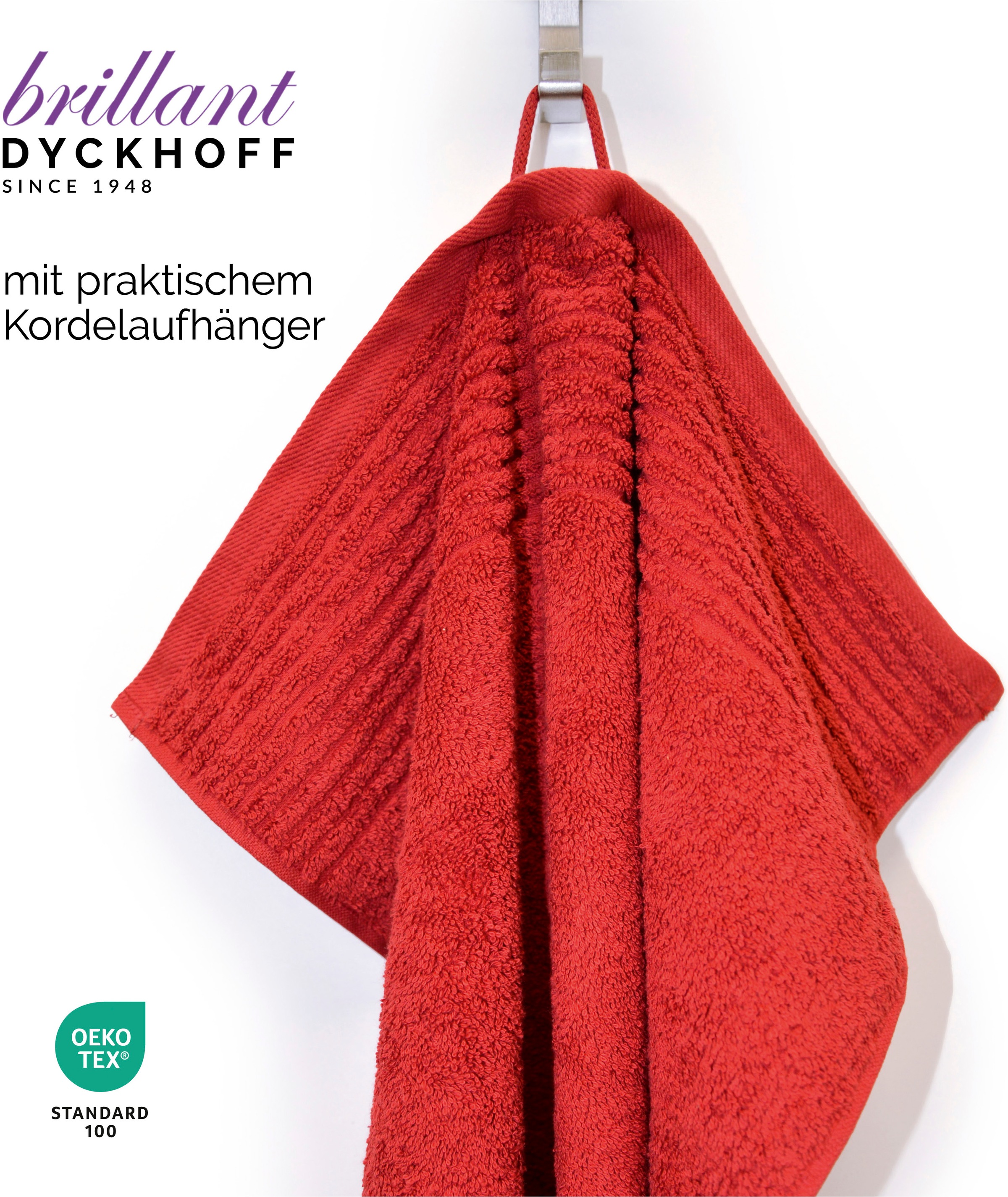 Dyckhoff Handtücher »Handtuch-Set BRILLANT 2-tlg., Baumwolle, 50x100 cm« Baumwolle