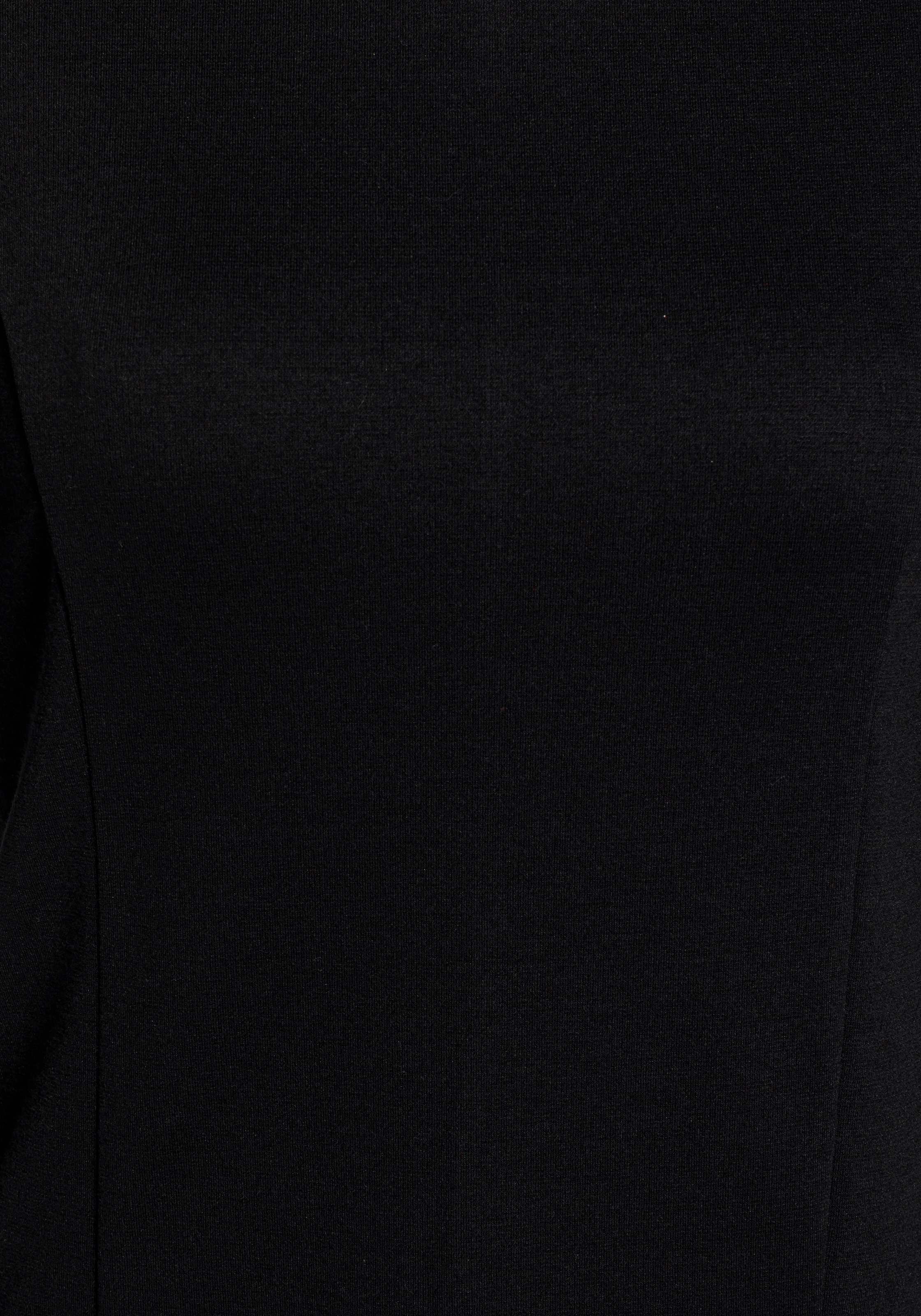 Laura Scott Jerseykleid Ziertaschen festlich,  kurzes Kleid,  figurbetont,  aus Milano-Ribstoff