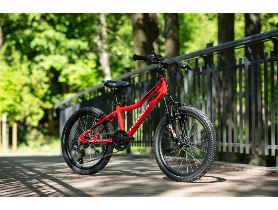 Kross Kinderfahrrad »20" Kinder-MTB Level Mini 2.0 6 Gänge 2026« 6 Gang Shimano Tourney TY21 Schaltwerk Kettenschaltung