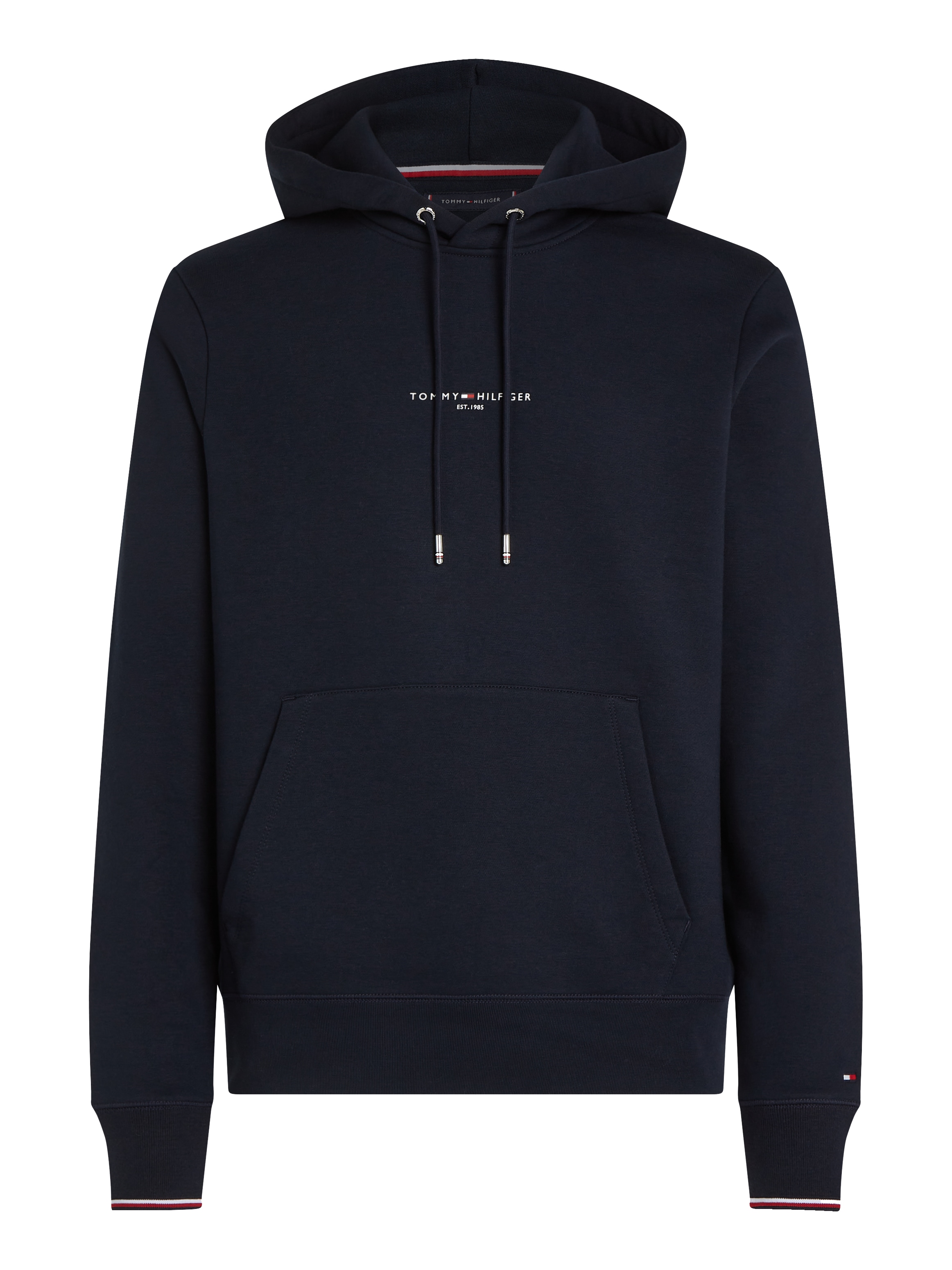Tommy Hilfiger Hoodie »TOMMY LOGO TIPPED HOODY« Tommy-Tape innen am Ausschnitt, Flag-Stickerei am Ärmel