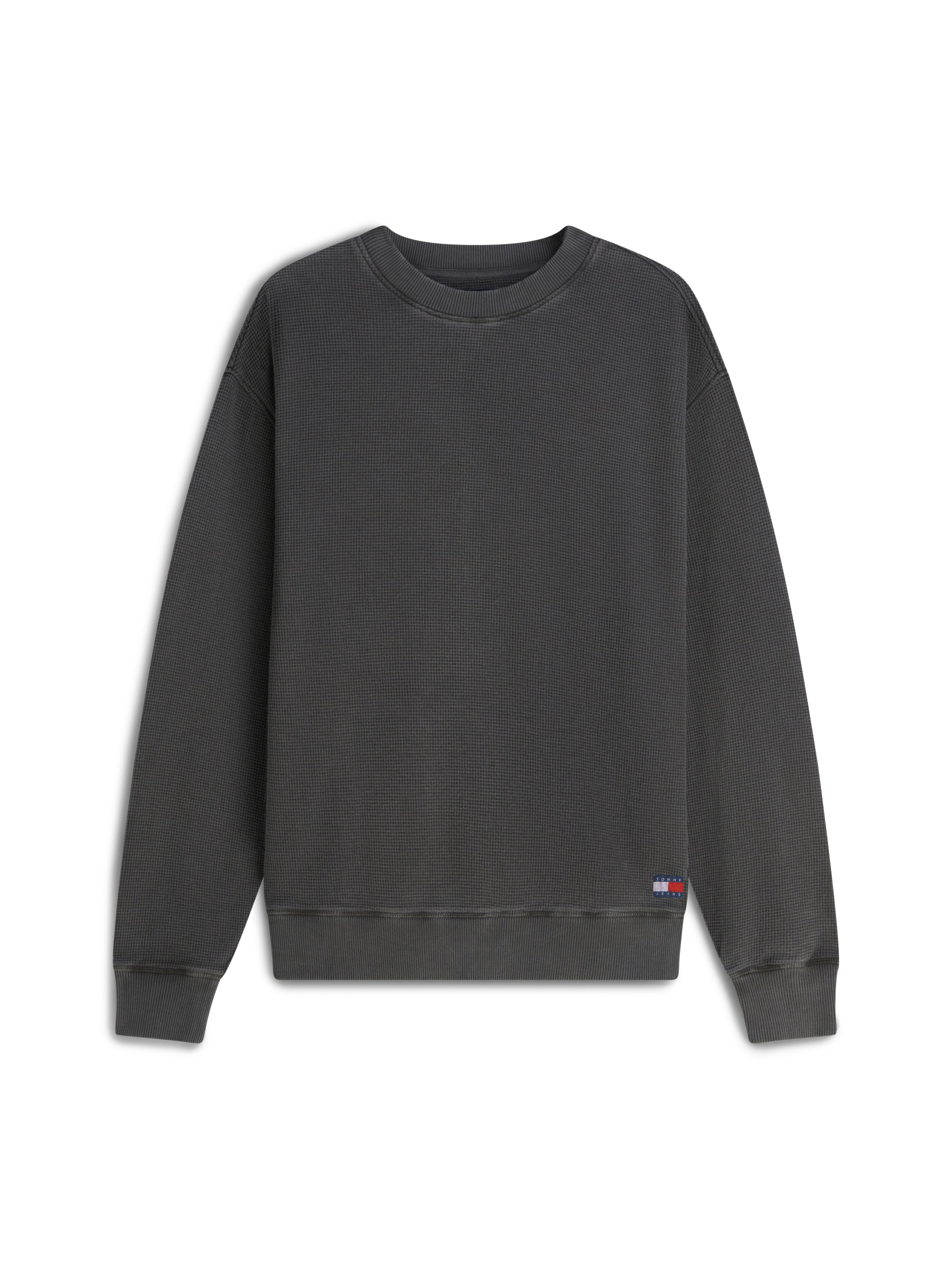 Tommy Jeans Rundhalspullover »TJM RELAXED WASHED WAFFLE«
