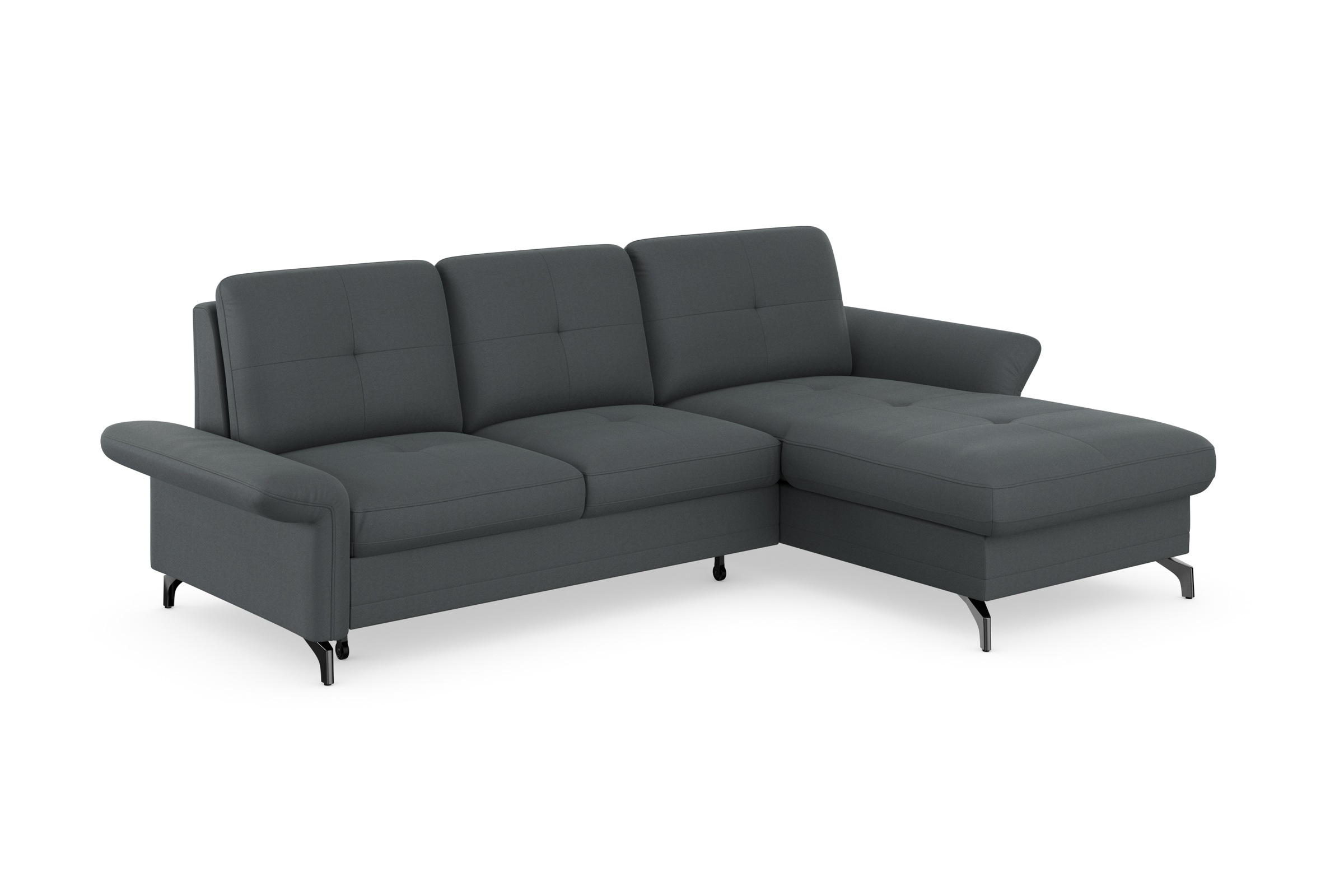 Places of Style Ecksofa »Calando L-Form«, wahlweise mit Bettfunktion, Bettkasten und Armteilfunktion