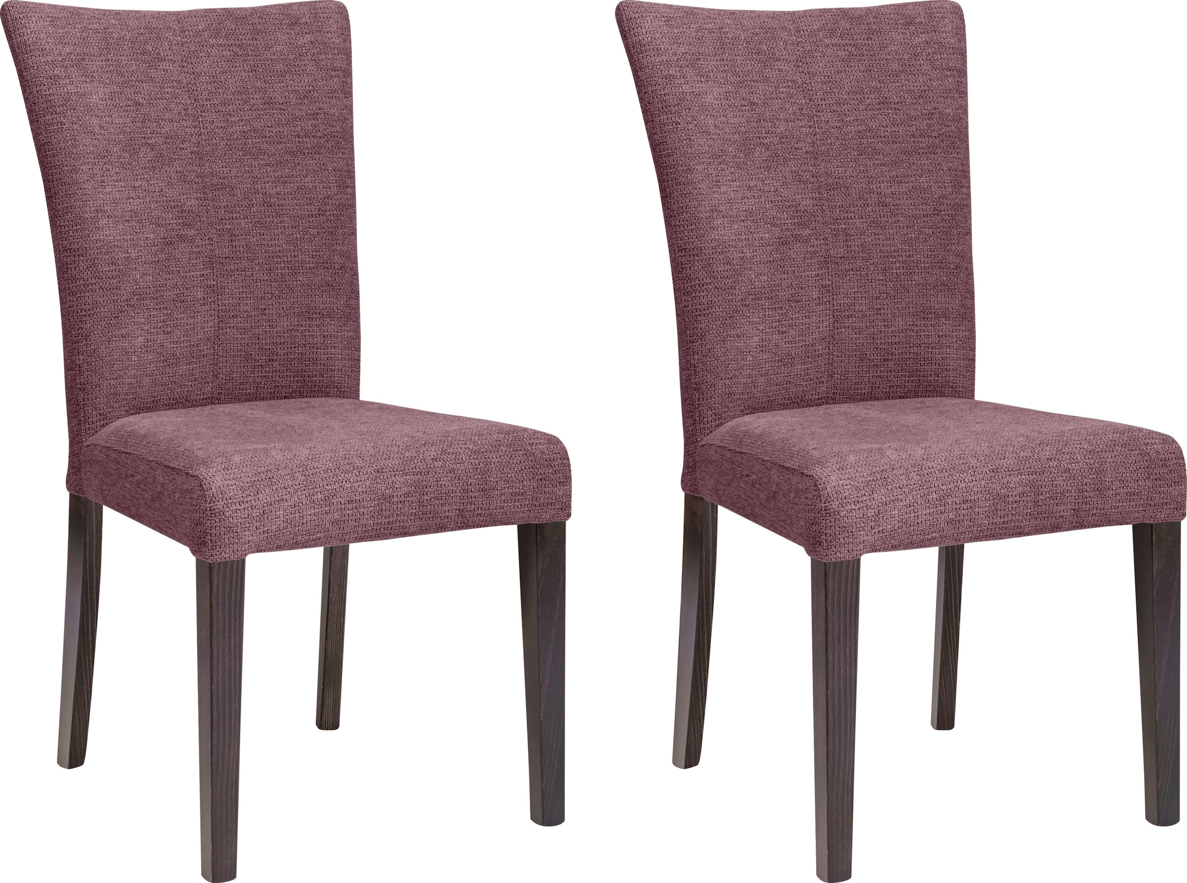 Home affaire 4-Fußstuhl »Aspen« (Set) 2 Stk.Beine aus massiver Buche, wenge günstig online kaufen