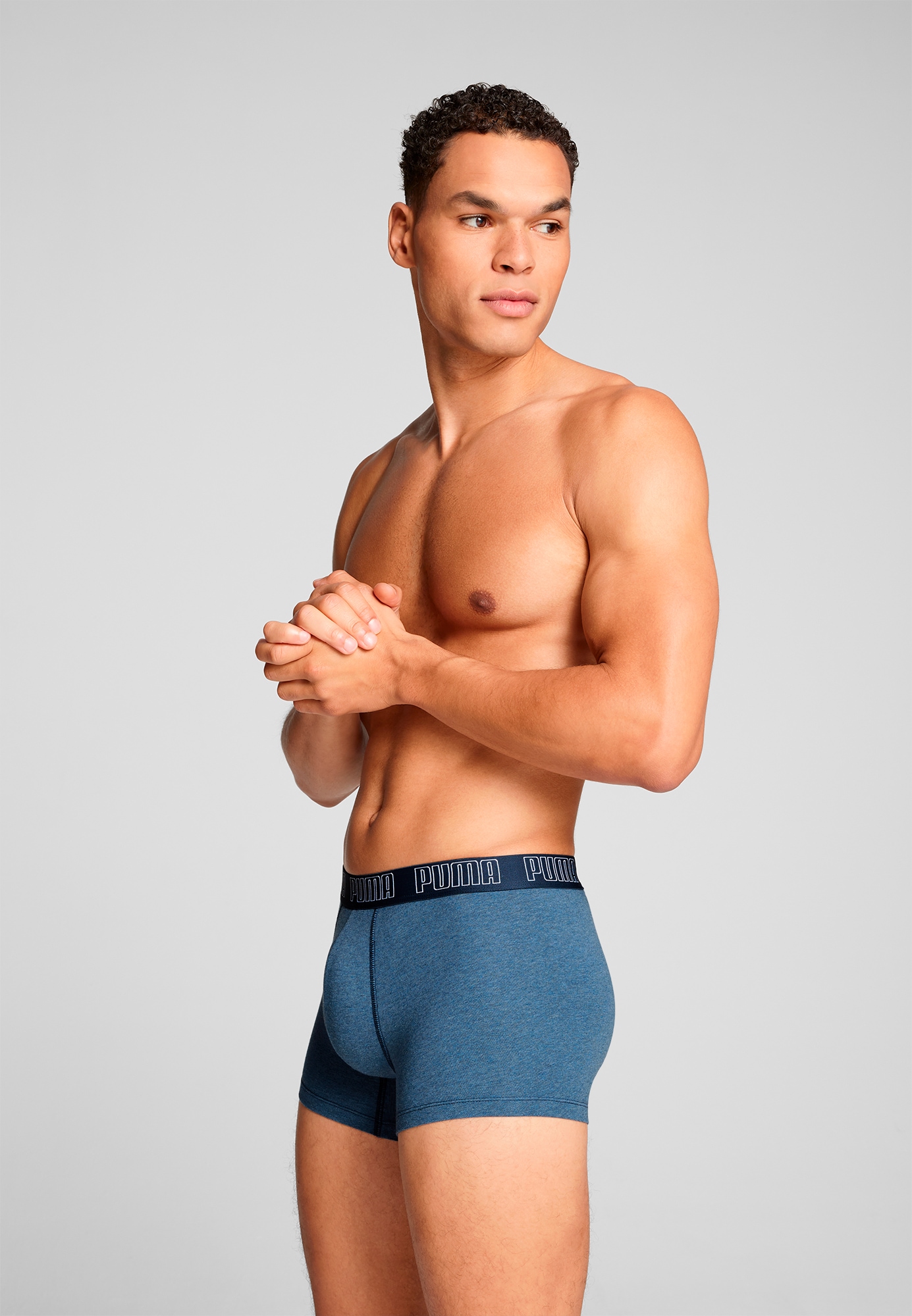 PUMA Boxer, 2er Packer Packung, ohne Eingriff, elastisch